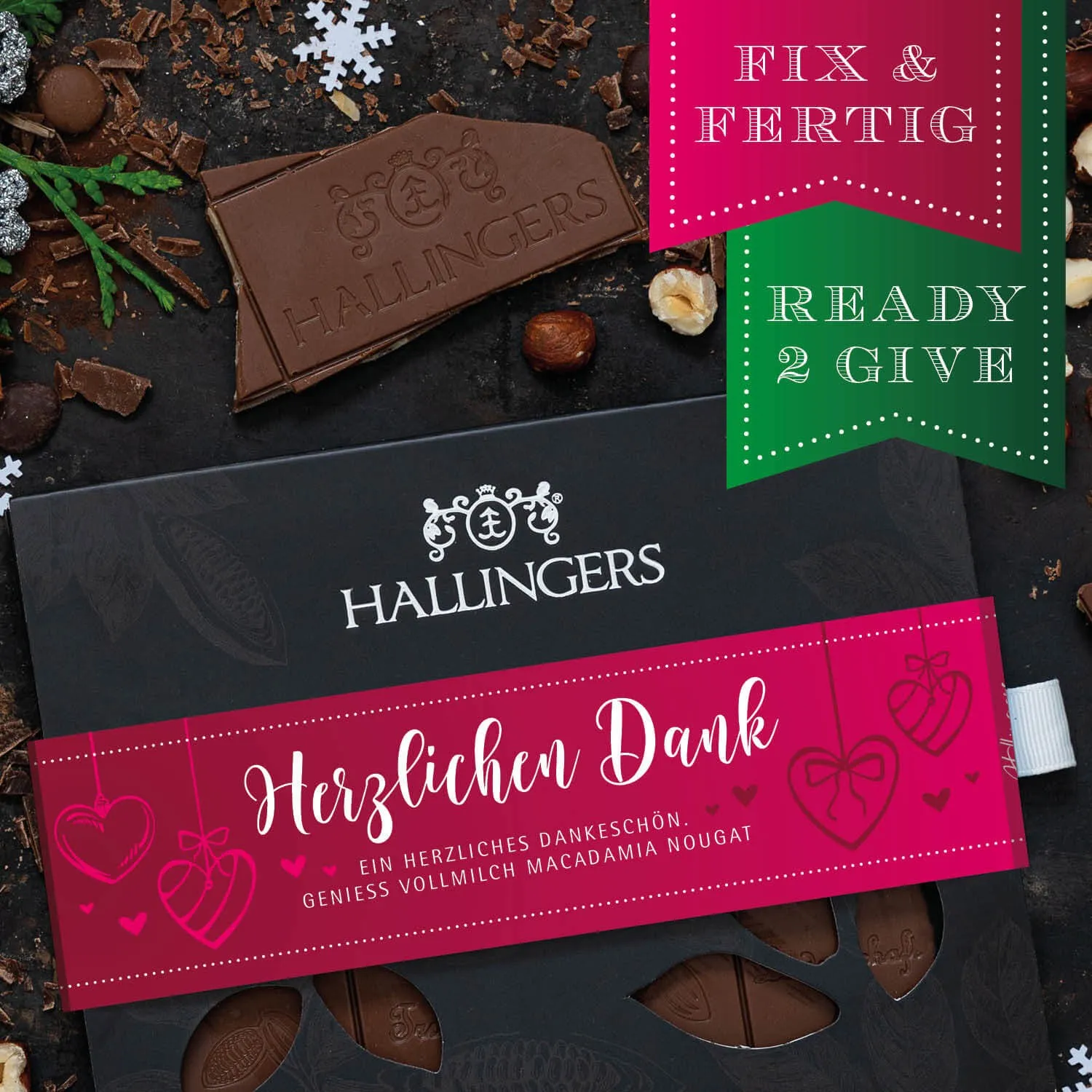 Extra lange gerührt - besonders zartschmelzend im Geschmack!