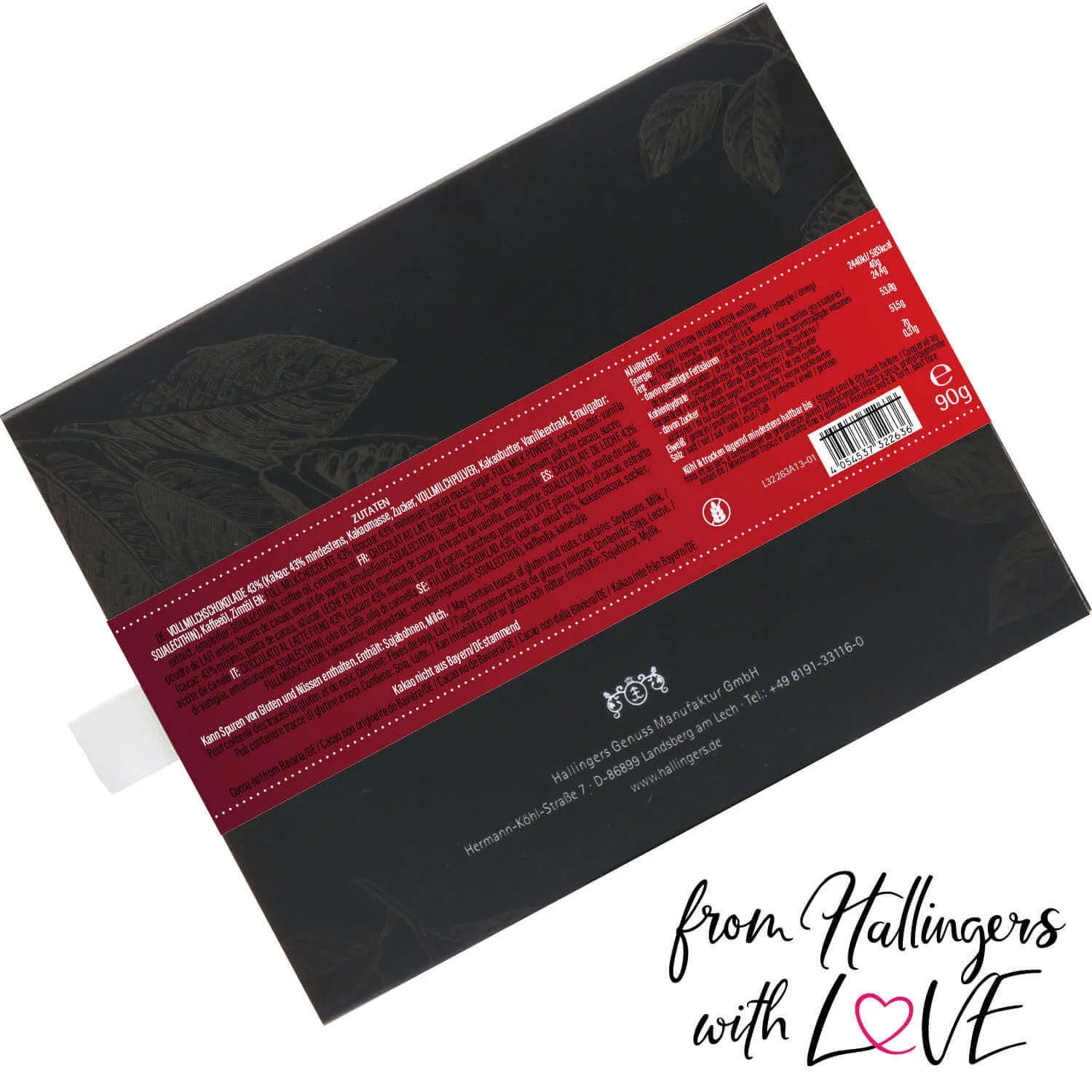 Weihnachtsgruß (Schokoladentafel, Vollmilch)