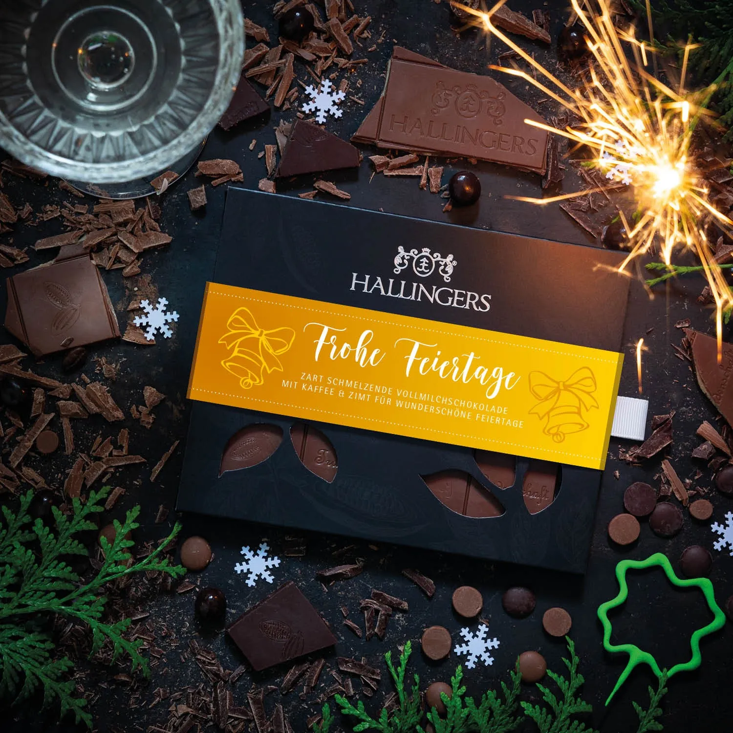 Edle Vollmilchschokolade mit wenig Zucker, dafür lange gerührt und extracremig!