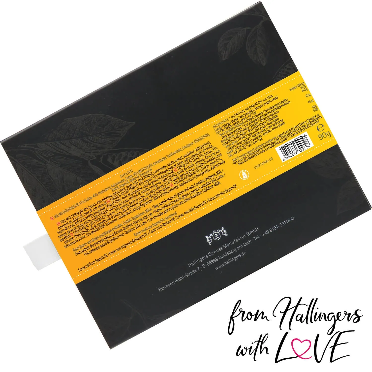 Glückssterne für Dich (Schokoladentafel, Vollmilch)