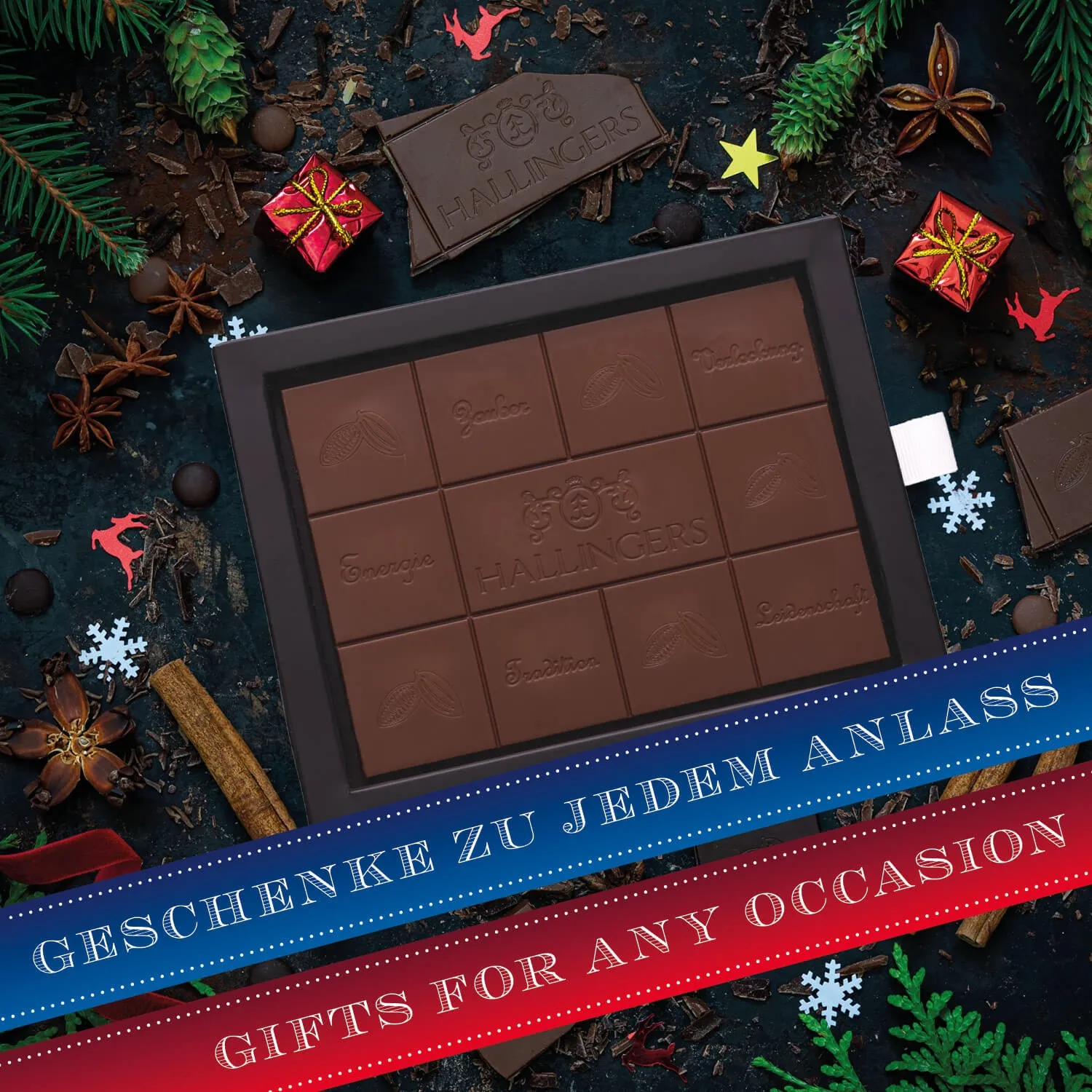 Ein Feuerwerk des Geschmacks für Kenner und Entdecker! Über diesen handgeschöpften Schokogenuss freut sich jeder!