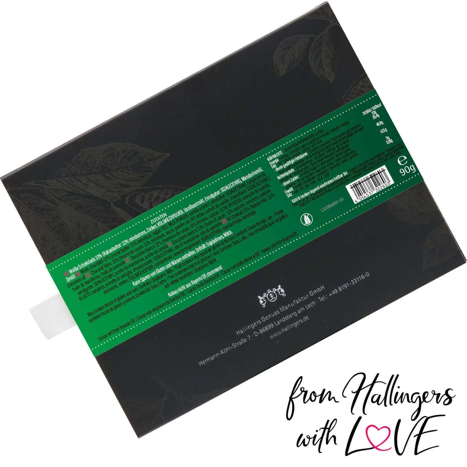 Frohe Weihnachten (Schokoladentafel, weiß)