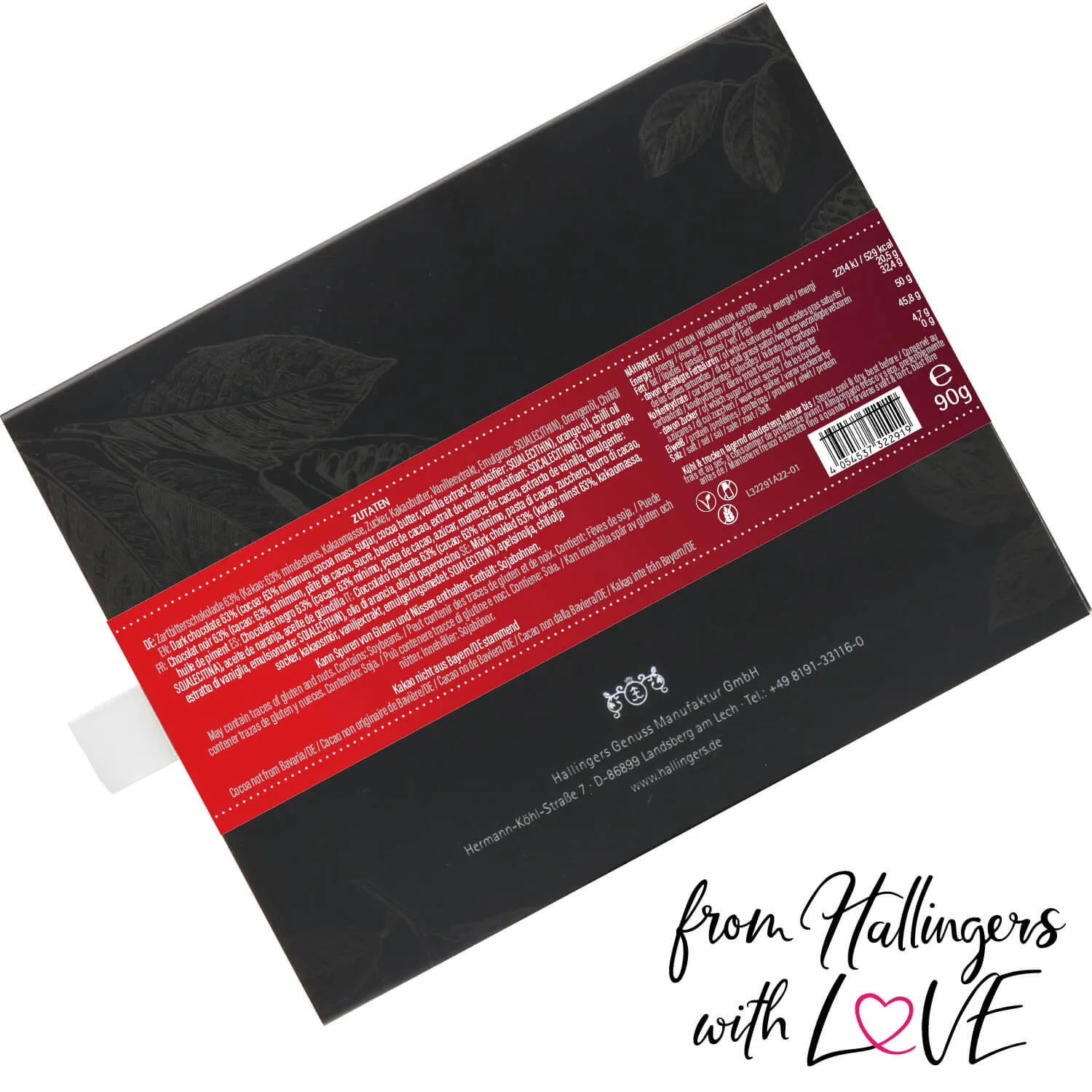 Frohes Fest (Schokoladentafel, Zartbitter)