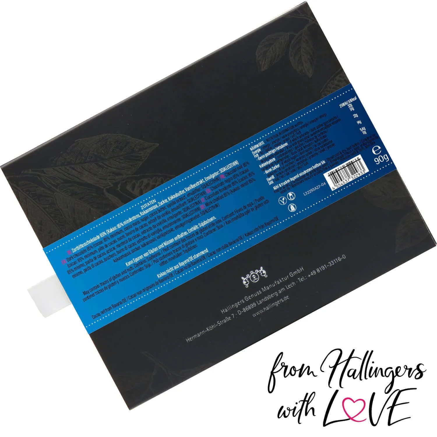 Frohe Weihnachten (Schokoladentafel, Zartbitter)