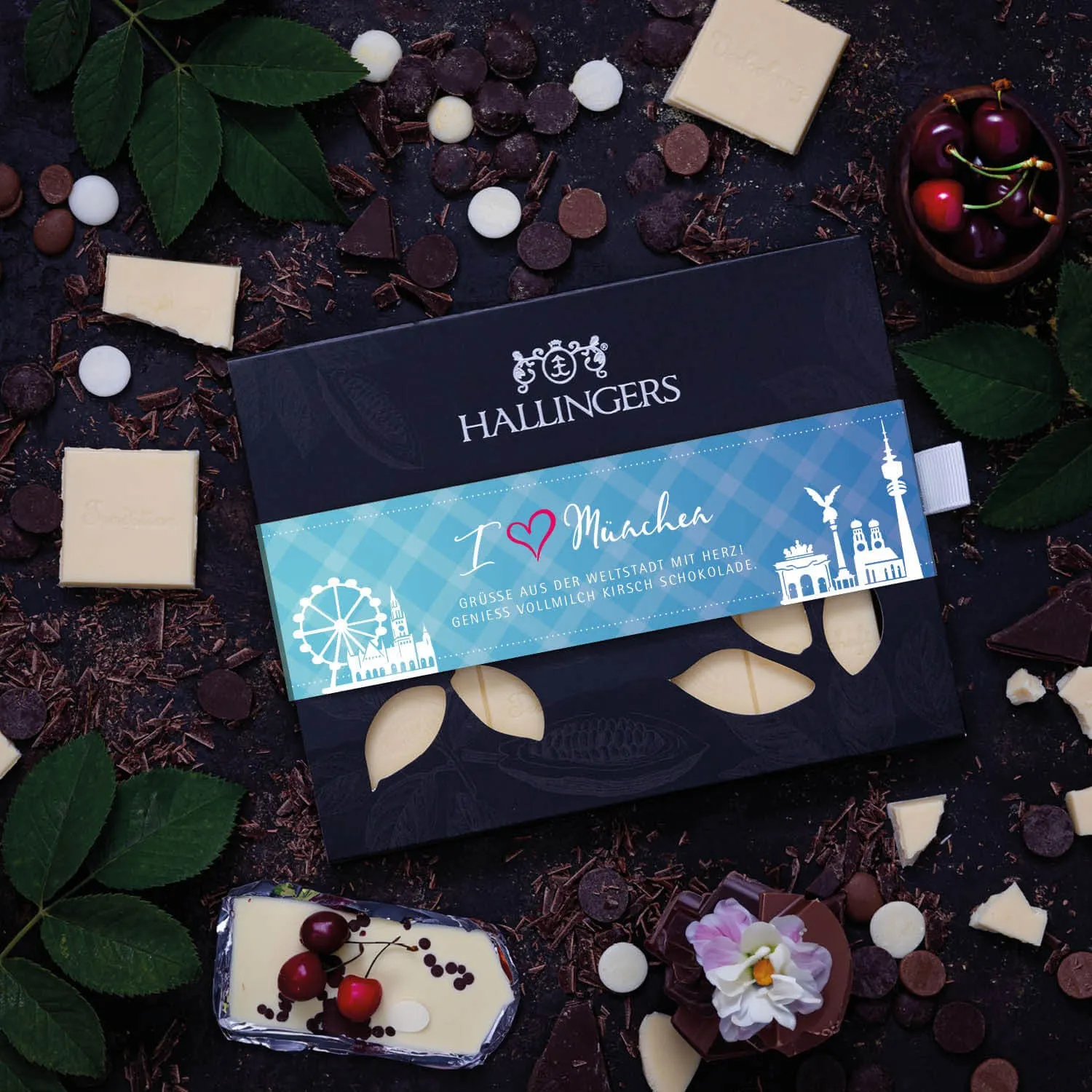 Weiße Schokolade mit besonders hohem Kakaobutteranteil!