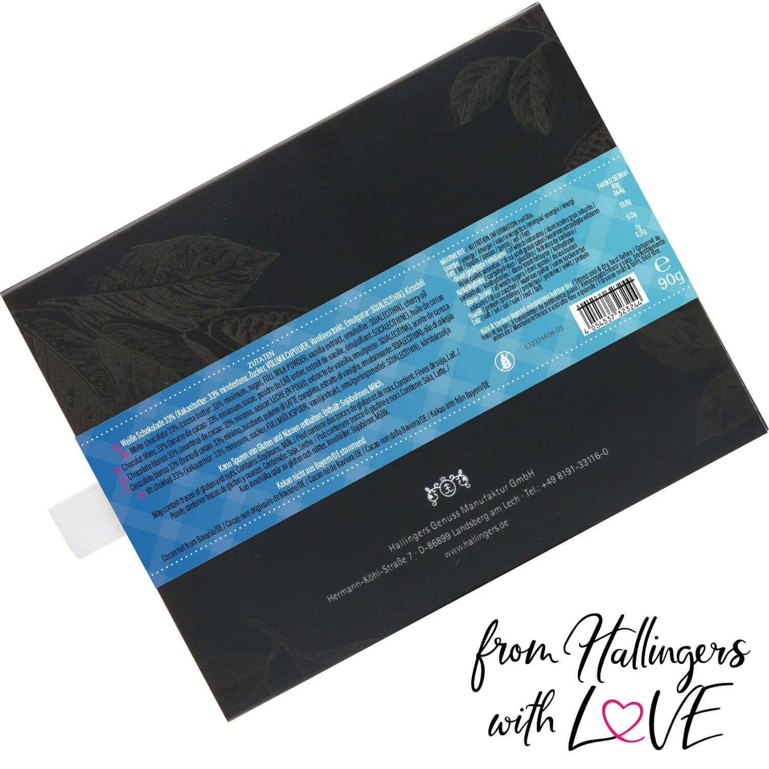 I love München (Schokoladentafel, weiß)