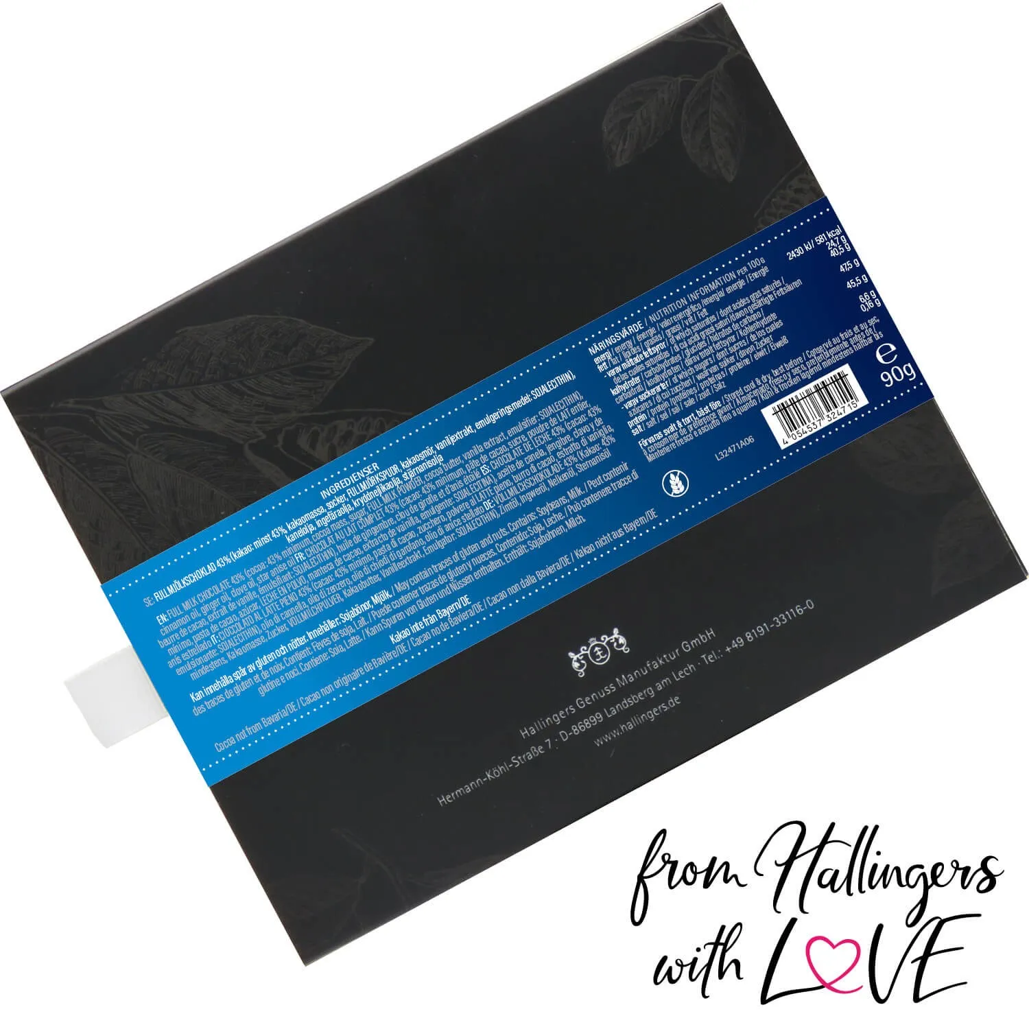 God Jul, blue - Svenska (Schokoladentafel, Vollmilch)