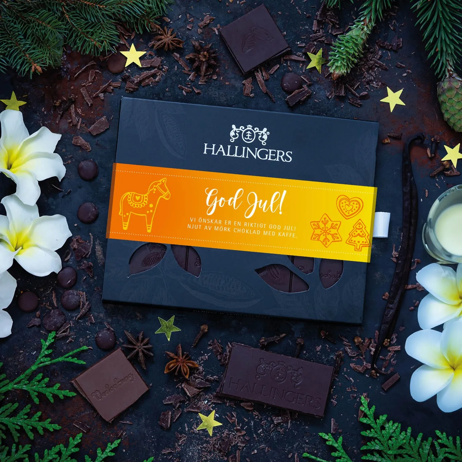 Den perfekta gåvan för alla älskare av mörk choklad!