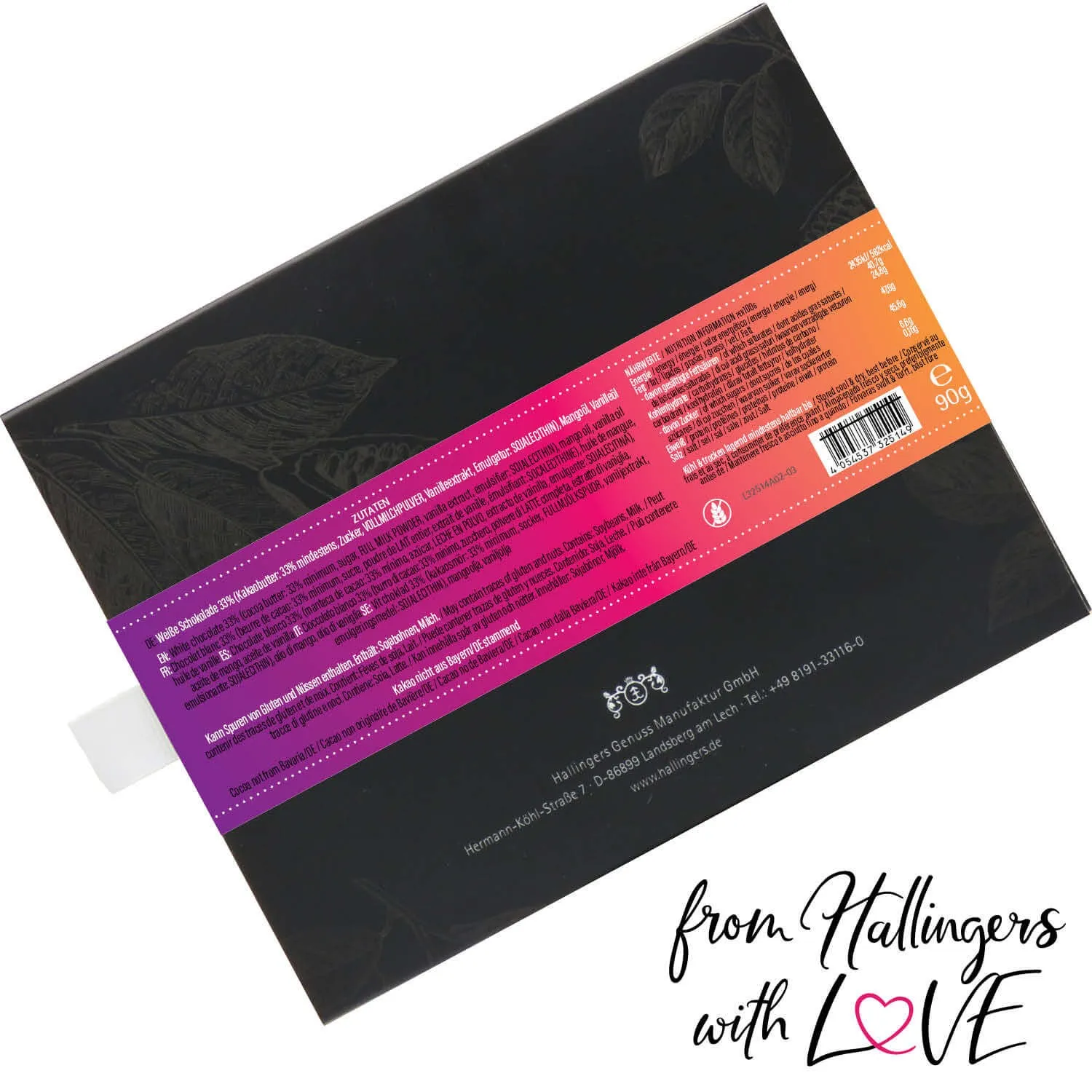 10x Fröhliche Ostergrüße (Schokoladentafel, weiß)