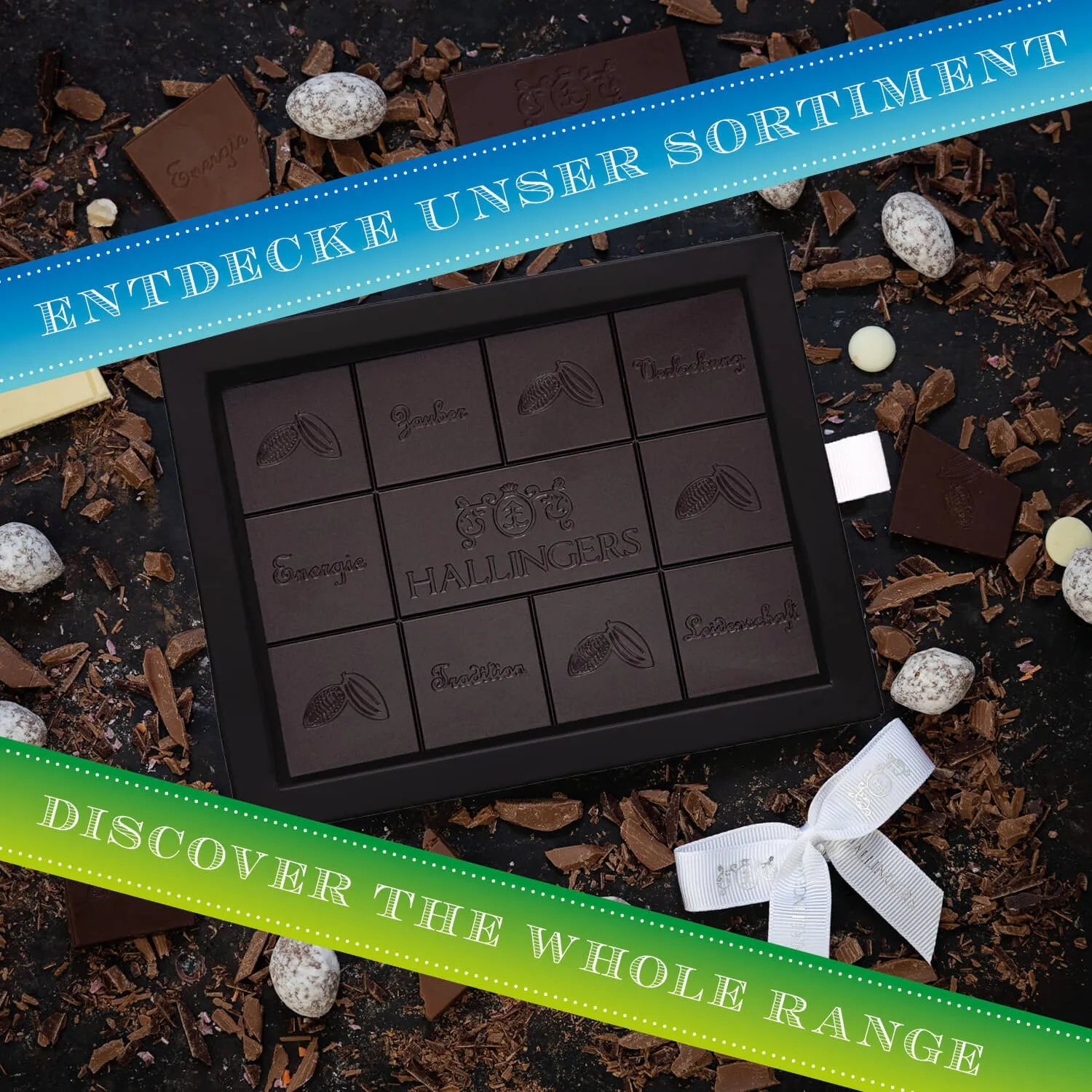 In unserem Familienbetrieb in Oberbayern wird diese Schokotafel mit Liebe von Hand gegossen!