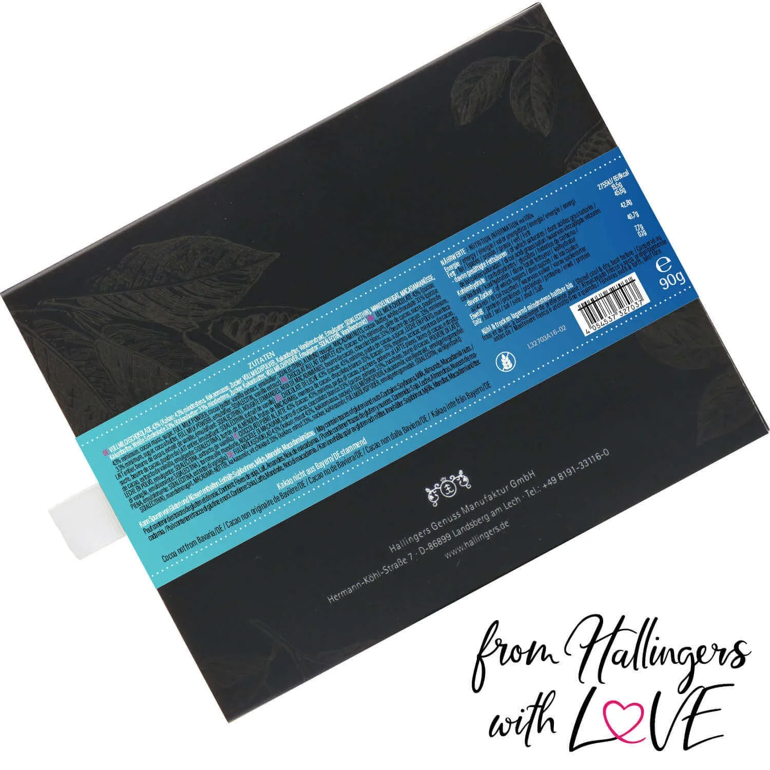 Happy Birthday Blue (Schokoladentafel, Vollmilch)