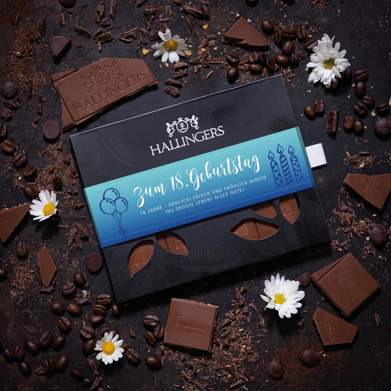 Edle Vollmilchschokolade mit wenig Zucker, dafür lange gerührt und extra cremig!