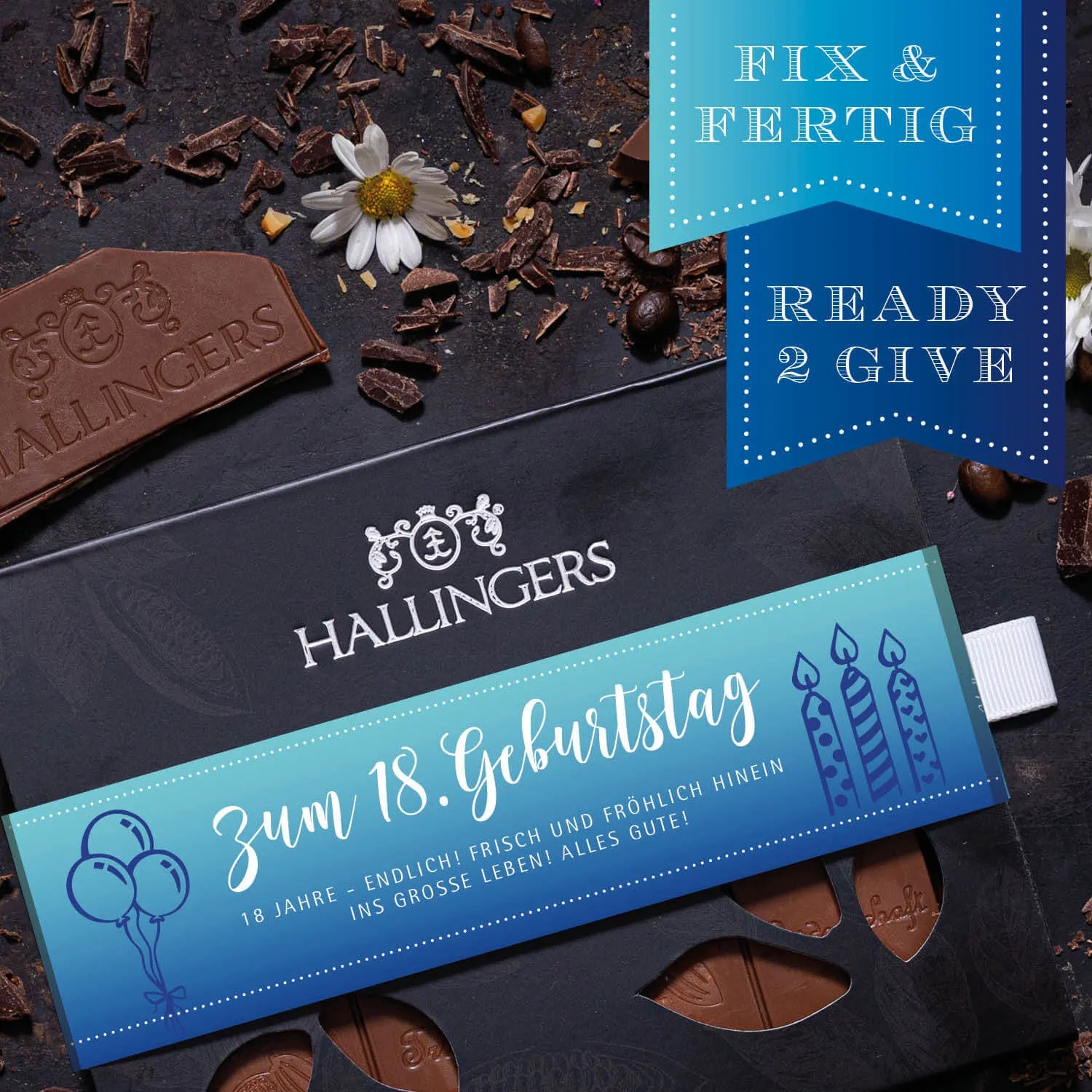 Mit Milch von Kühen aus Oberbayern!