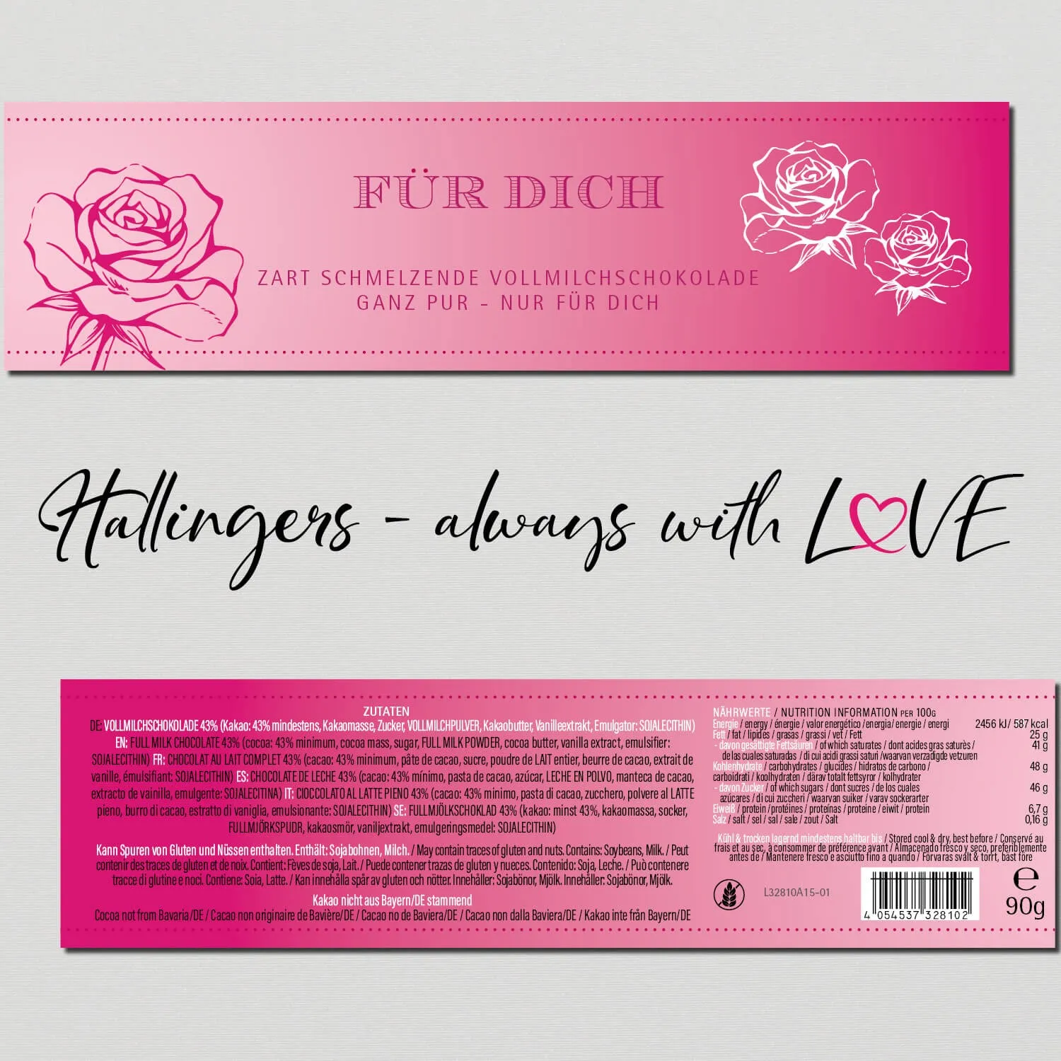 Für Dich (Schokoladentafel, Vollmilch)