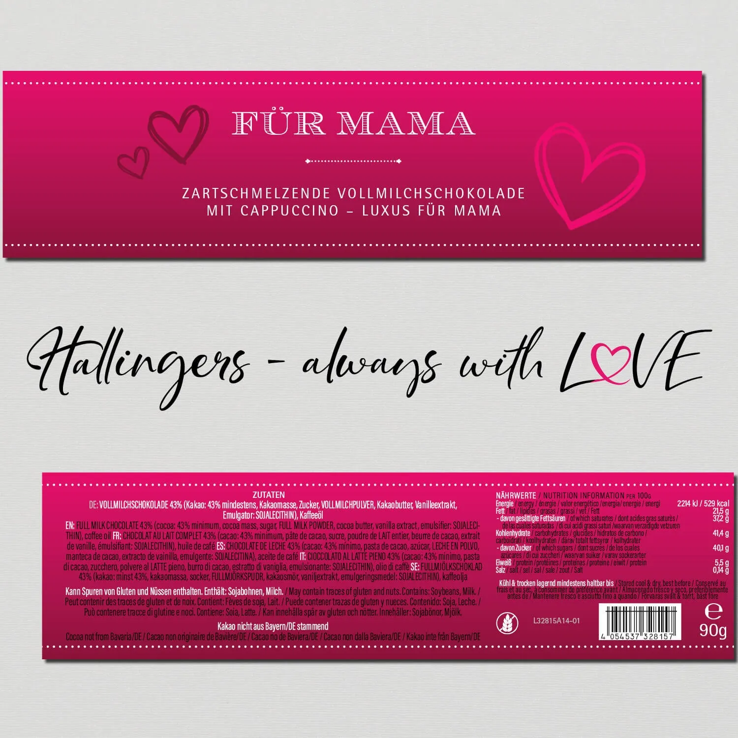 Für Mama (Schokoladentafel, Vollmilch)