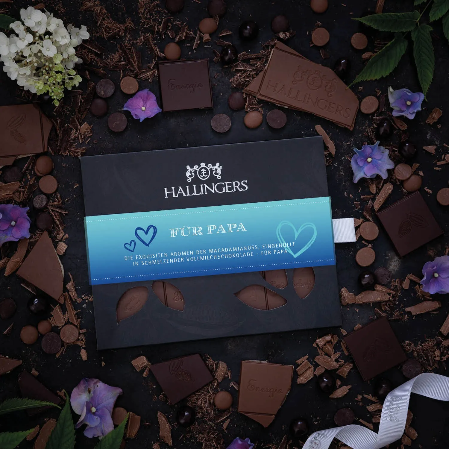 Edle Vollmilchschokolade mit wenig Zucker, dafür lange gerührt und extra cremig!