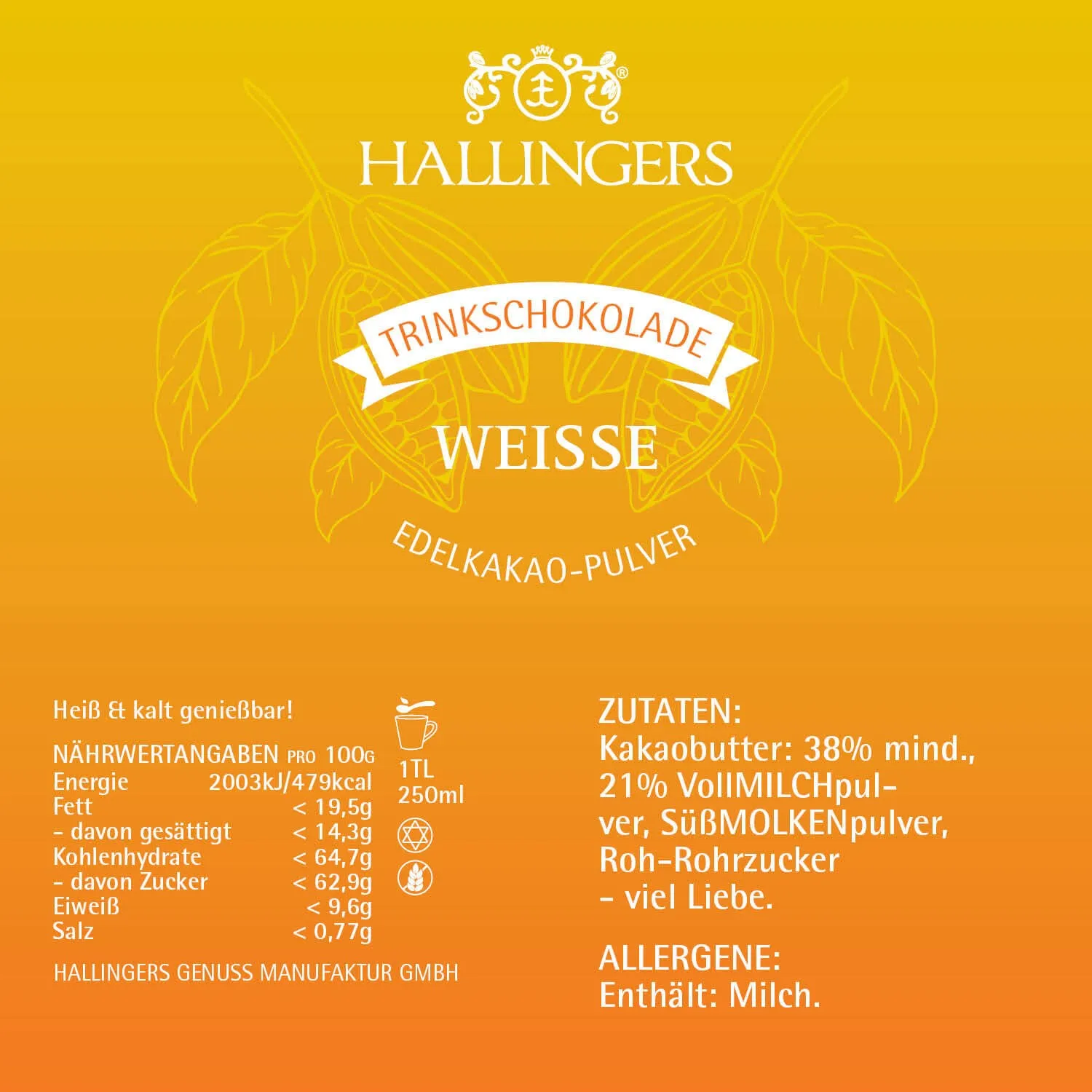 Weiß (Trinkschokolade, weiß)