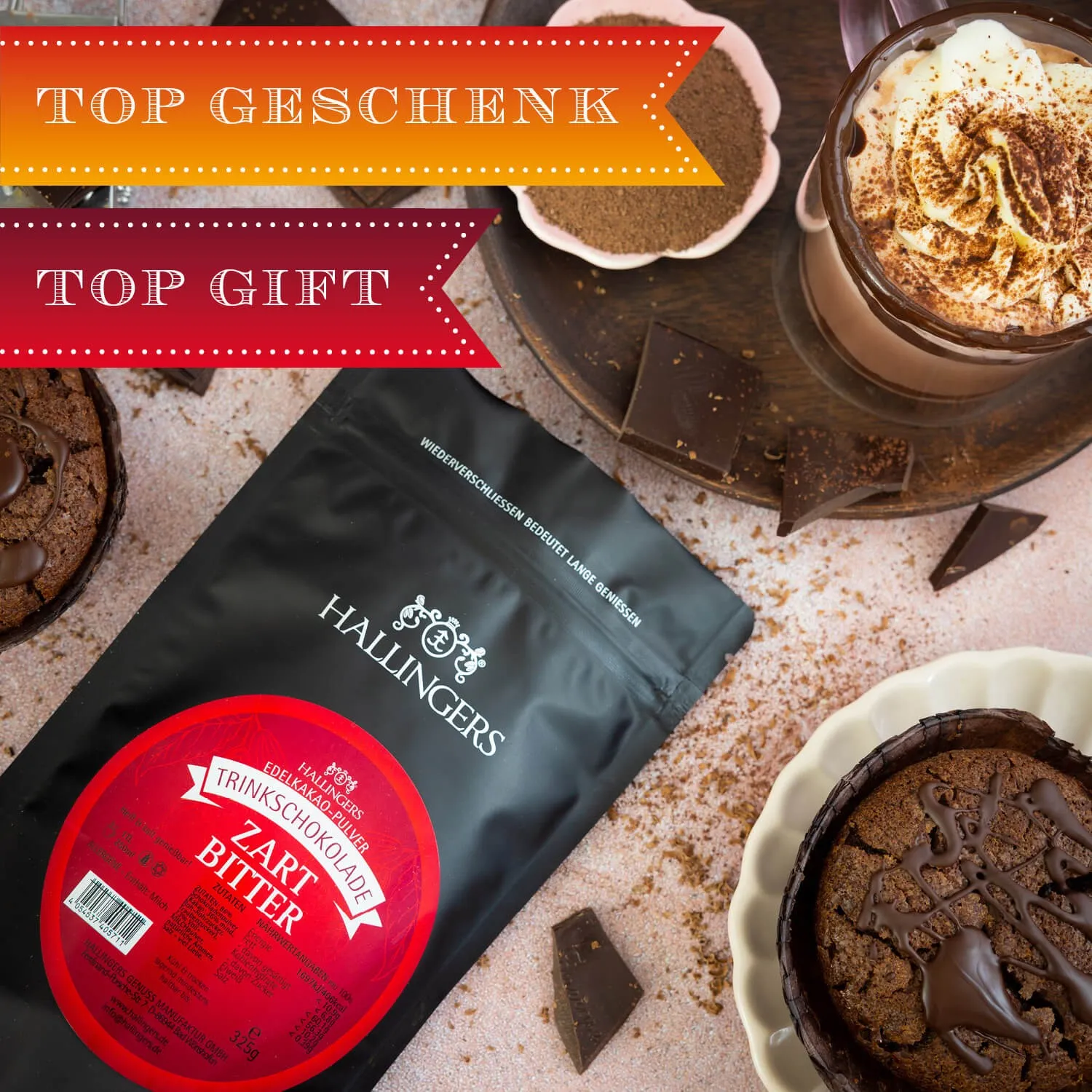 Schmeckt auch lecker mit Sahne oben drauf!