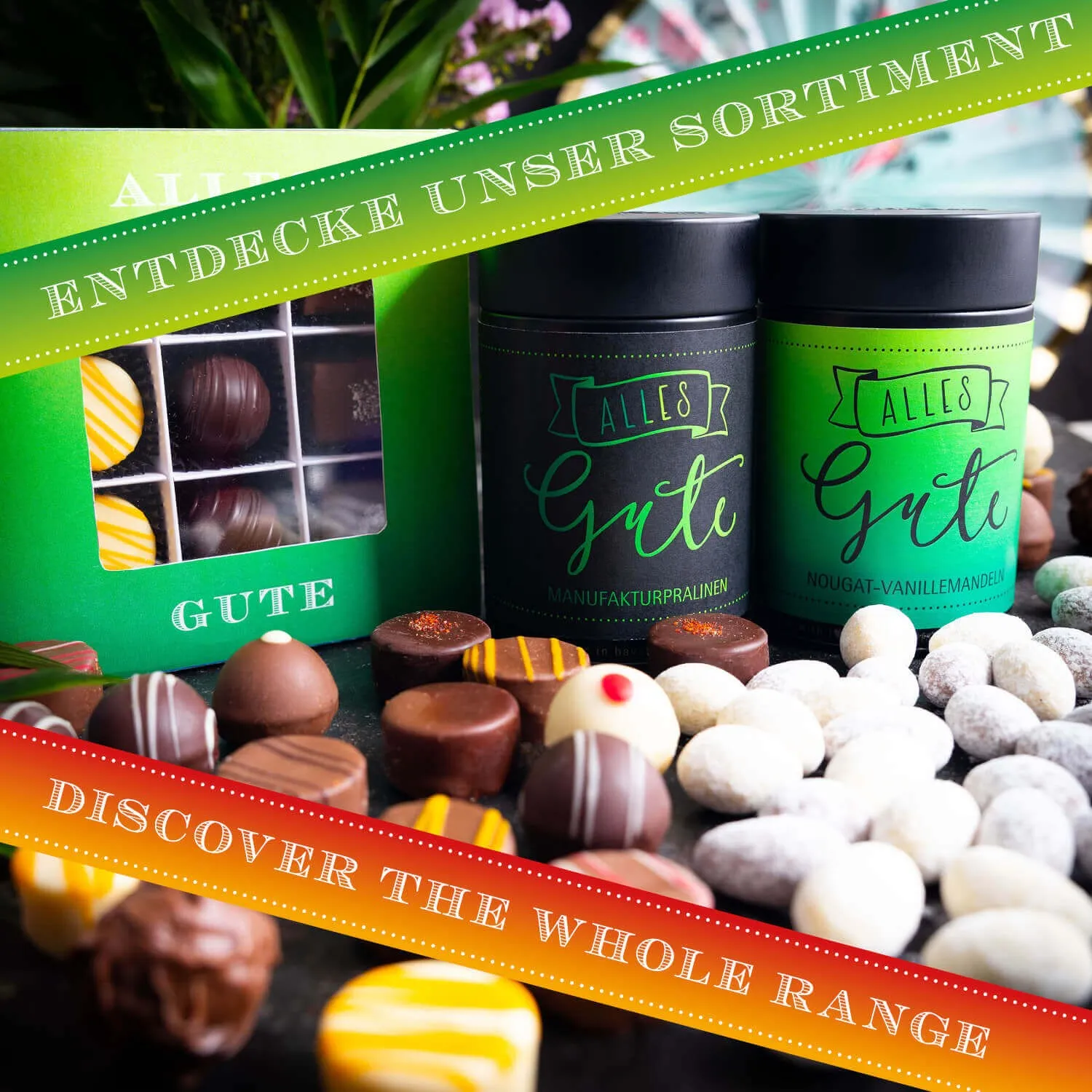Tipp: Verschenke passend dazu eine unserer Pralinenboxen oder Pralinendosen. 