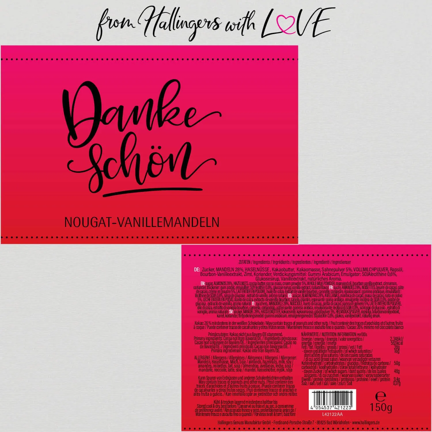 Dankeschön (Nougat-Vanille-Mandeln)