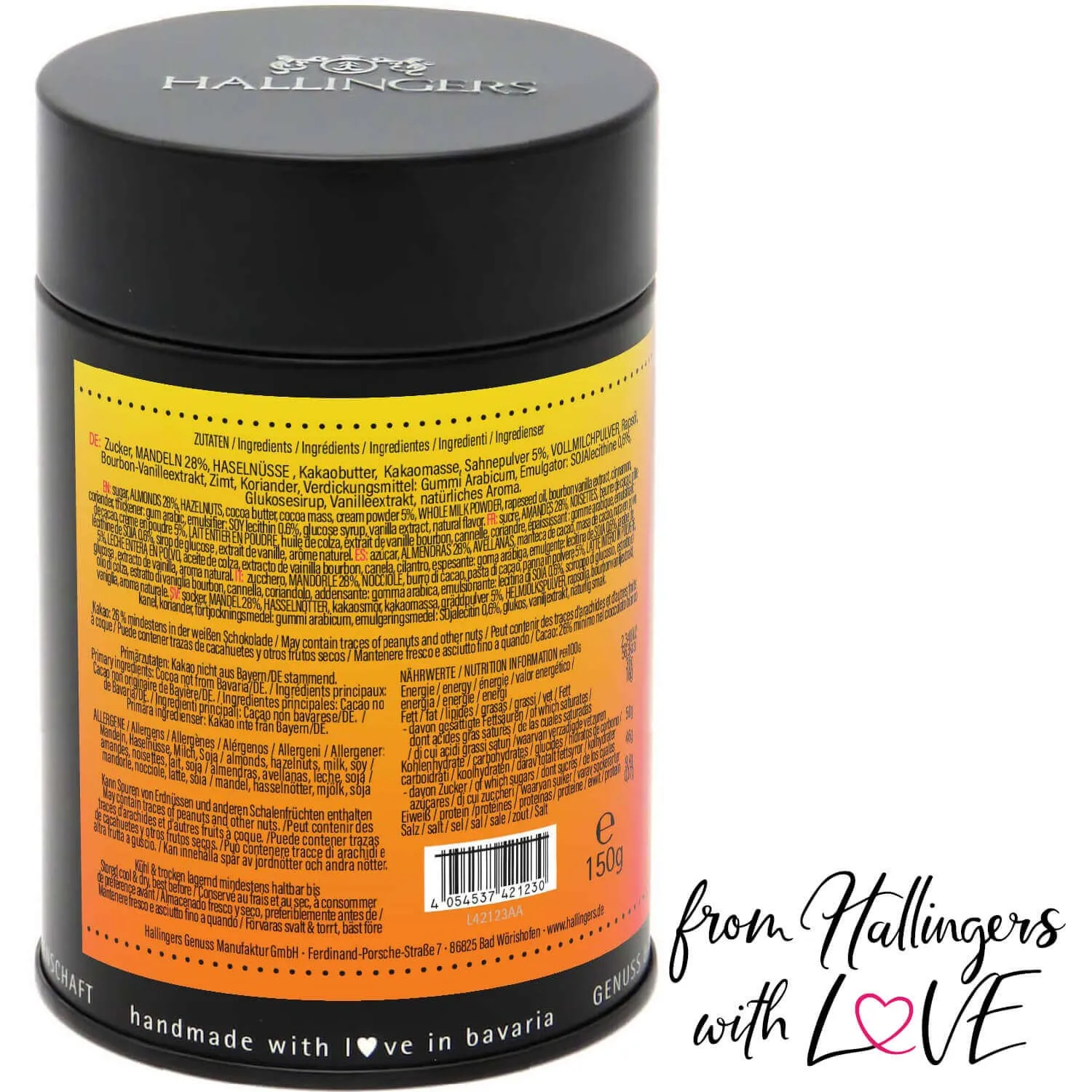 Herzlichen Glückwunsch (Nougat-Vanille-Mandeln)