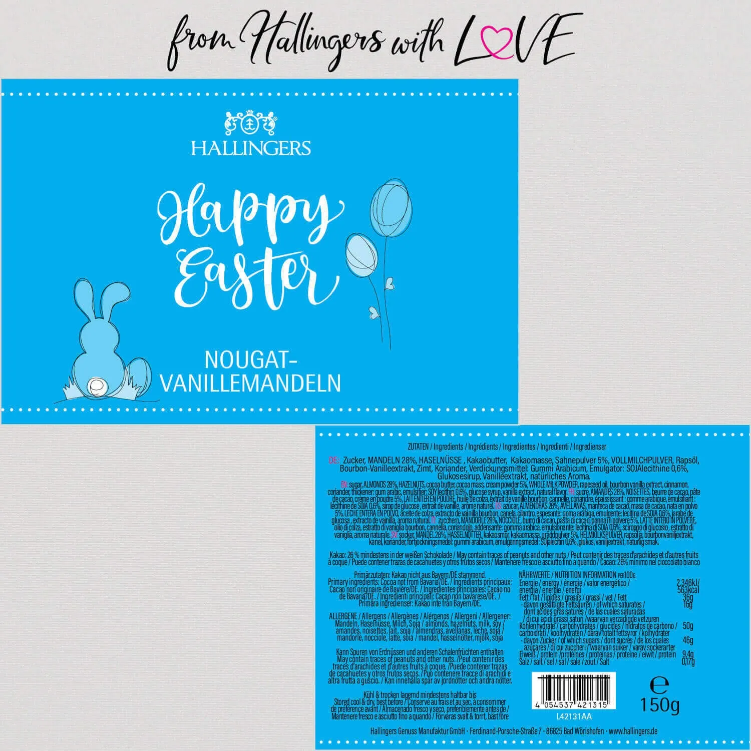 Happy Easter (Nougat-Vanille-Mandeln)