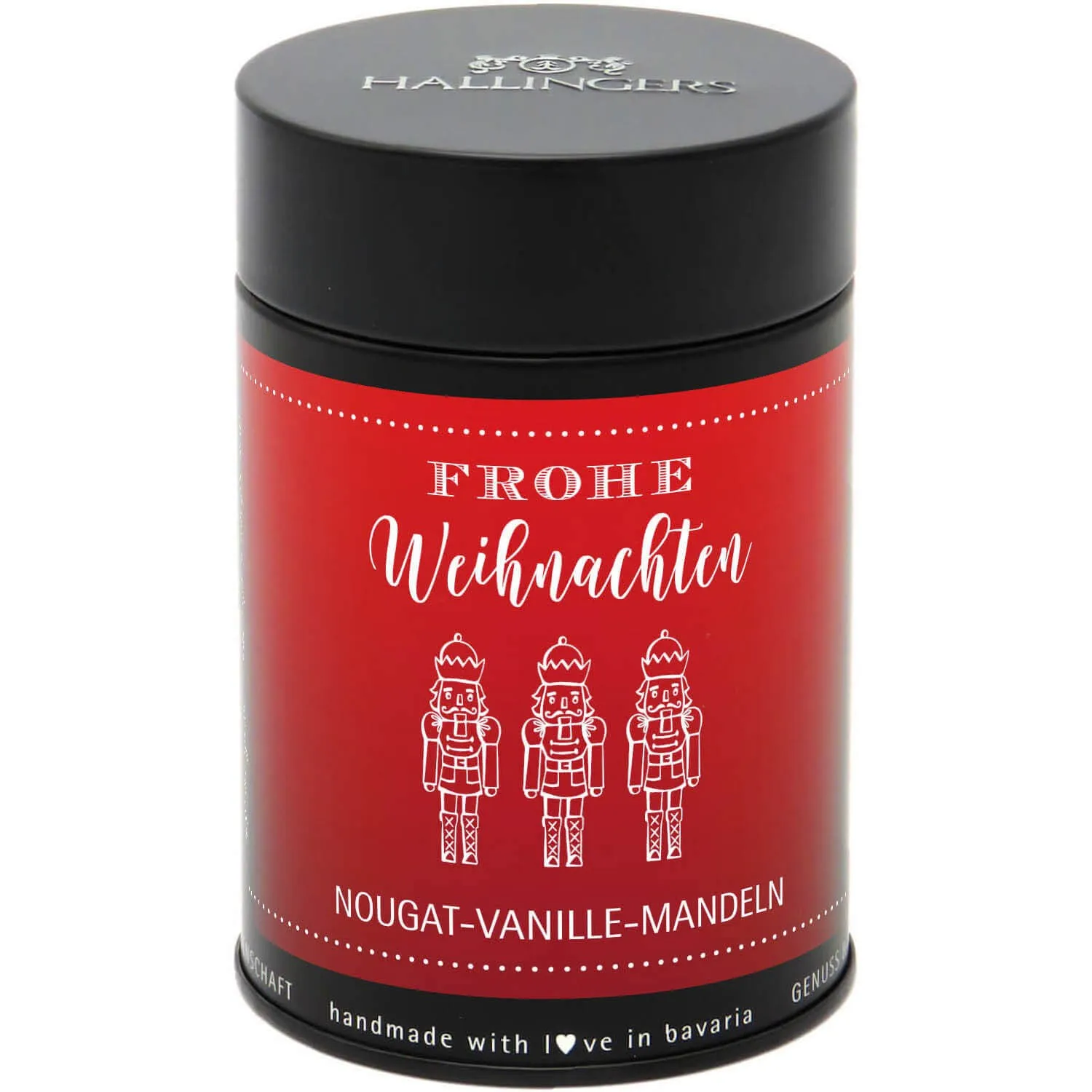 Frohe Weihnachten (Nougat-Vanille-Mandeln)