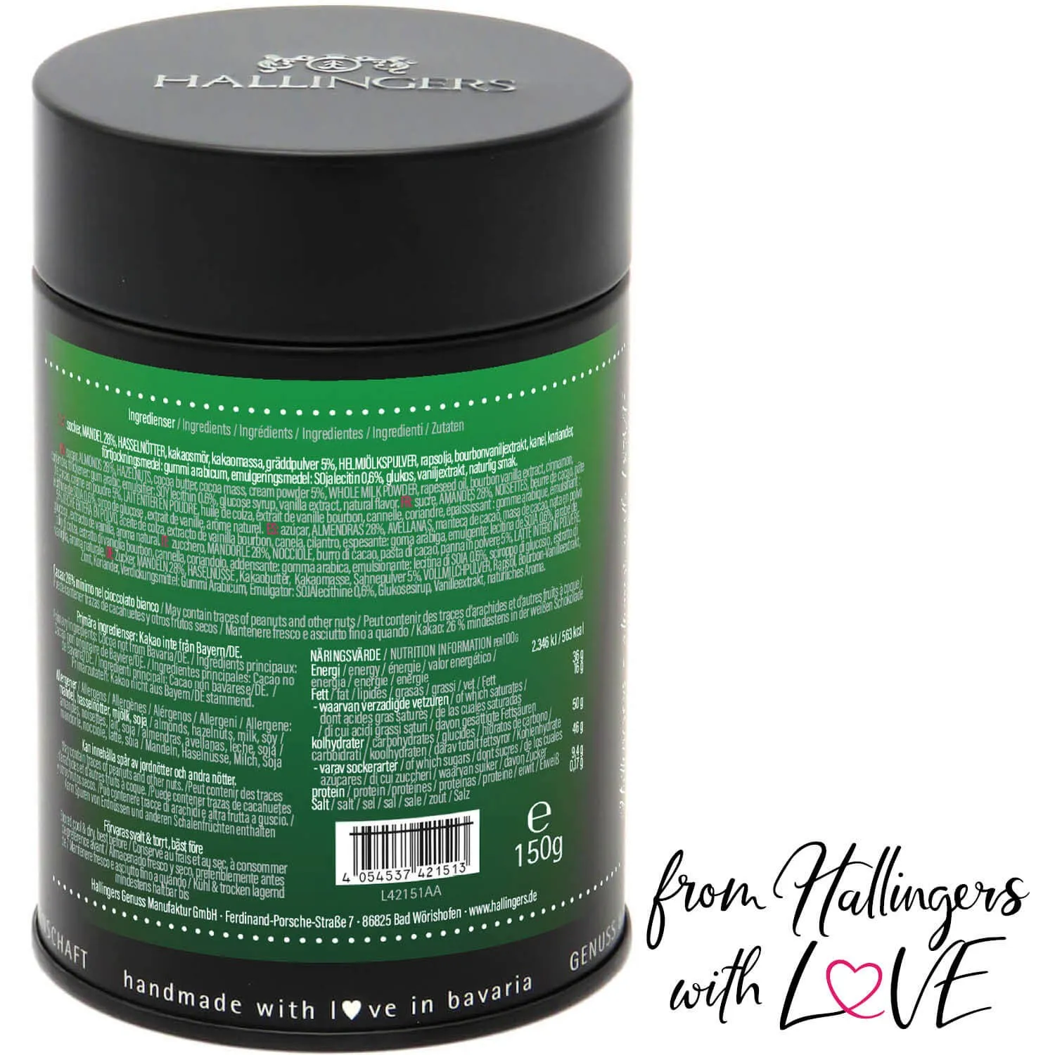 God Jul, green - Svenska (Nougat-Vanille-Mandeln)