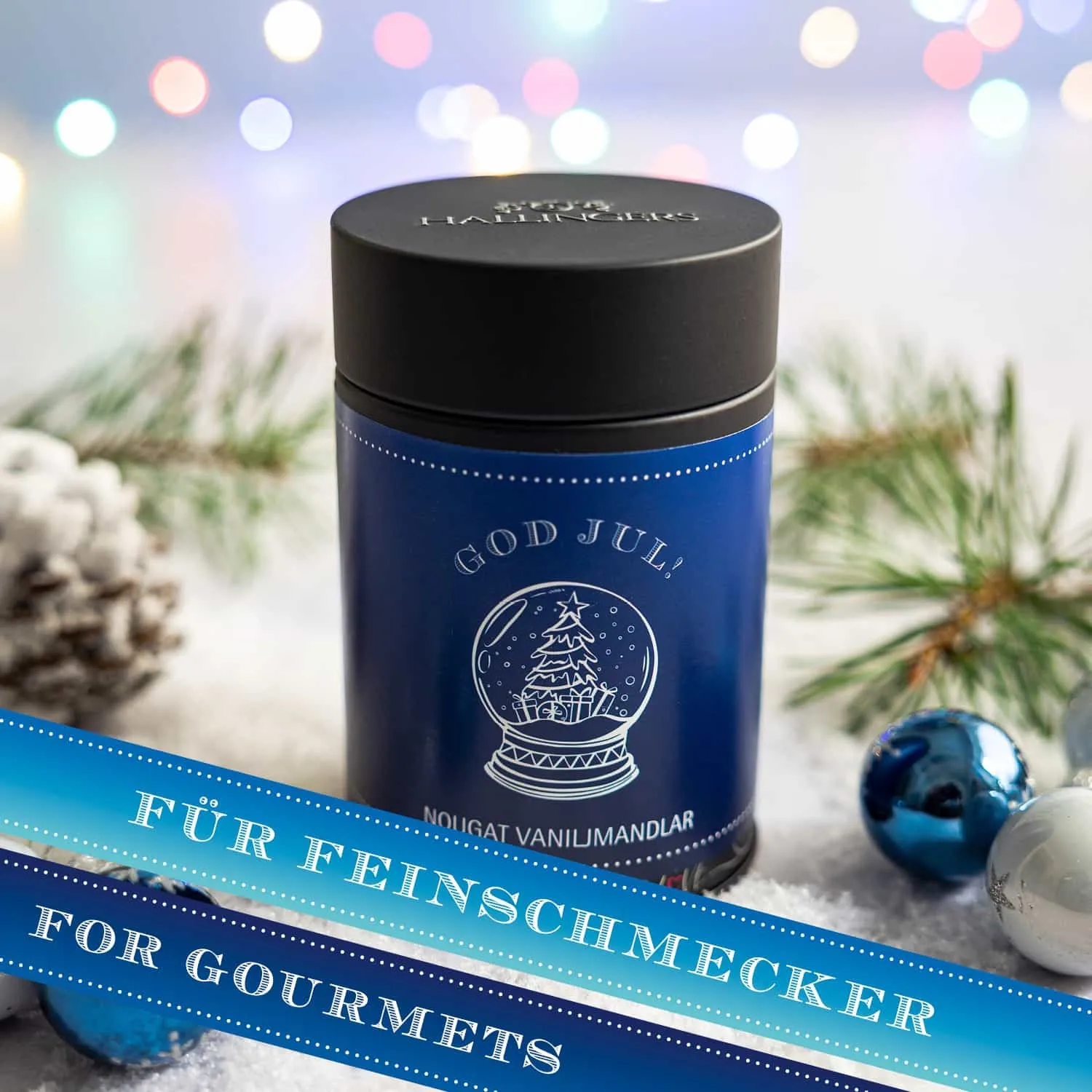 Vår premiumburk kan återanvändas på ett utmärkt sätt efter att godsakerna är uppätna!