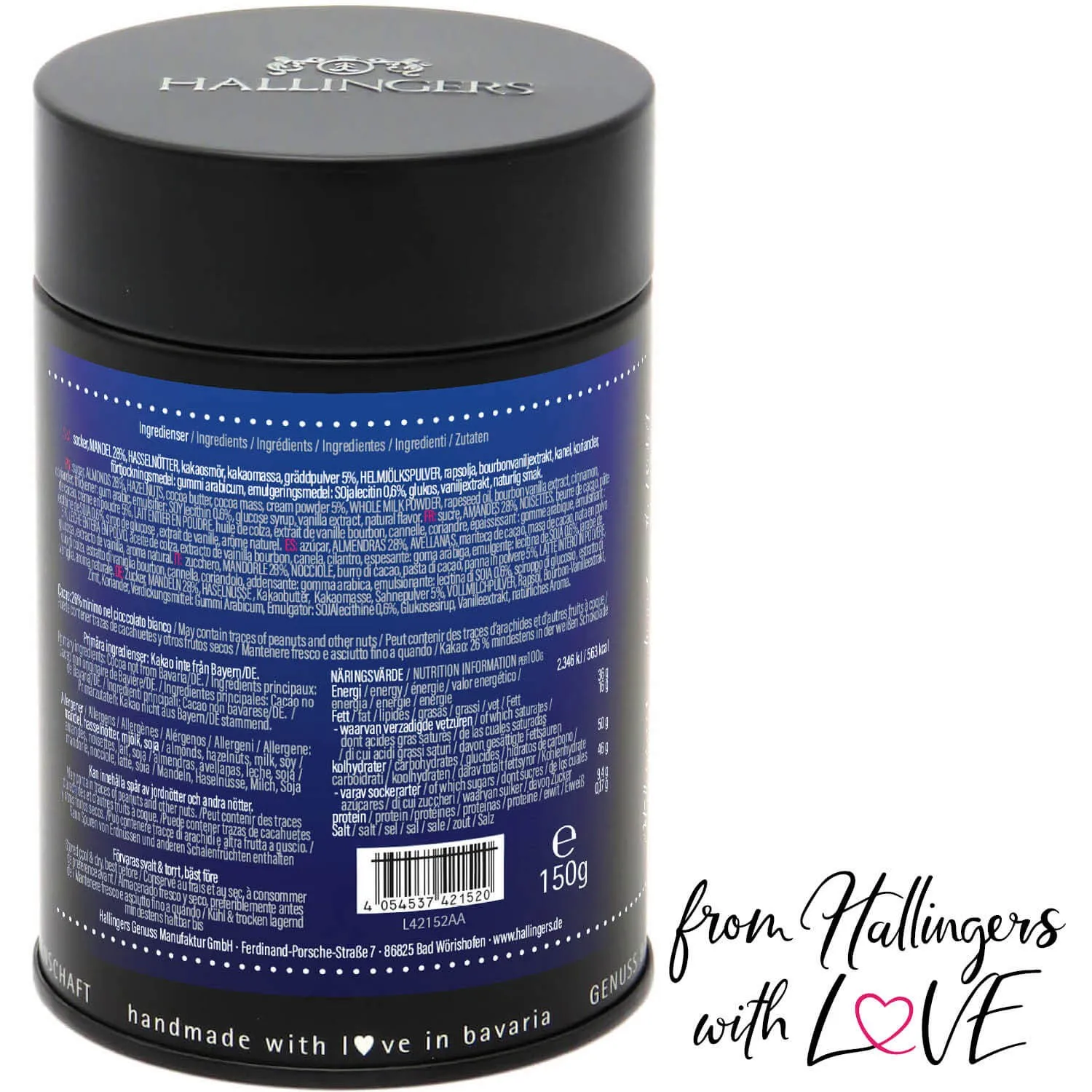 God Jul, blue - Svenska (Nougat-Vanille-Mandeln)