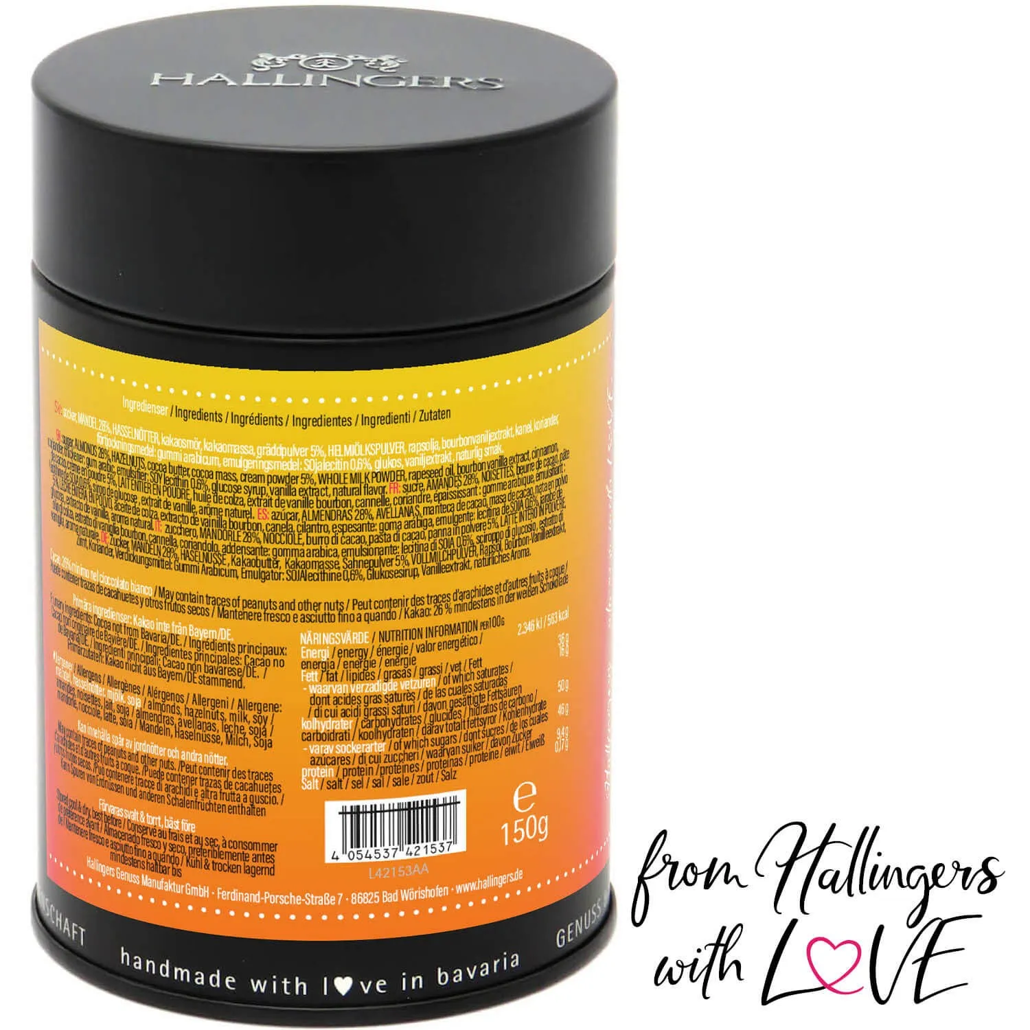 God Jul, yellow - Svenska (Nougat-Vanille-Mandeln)