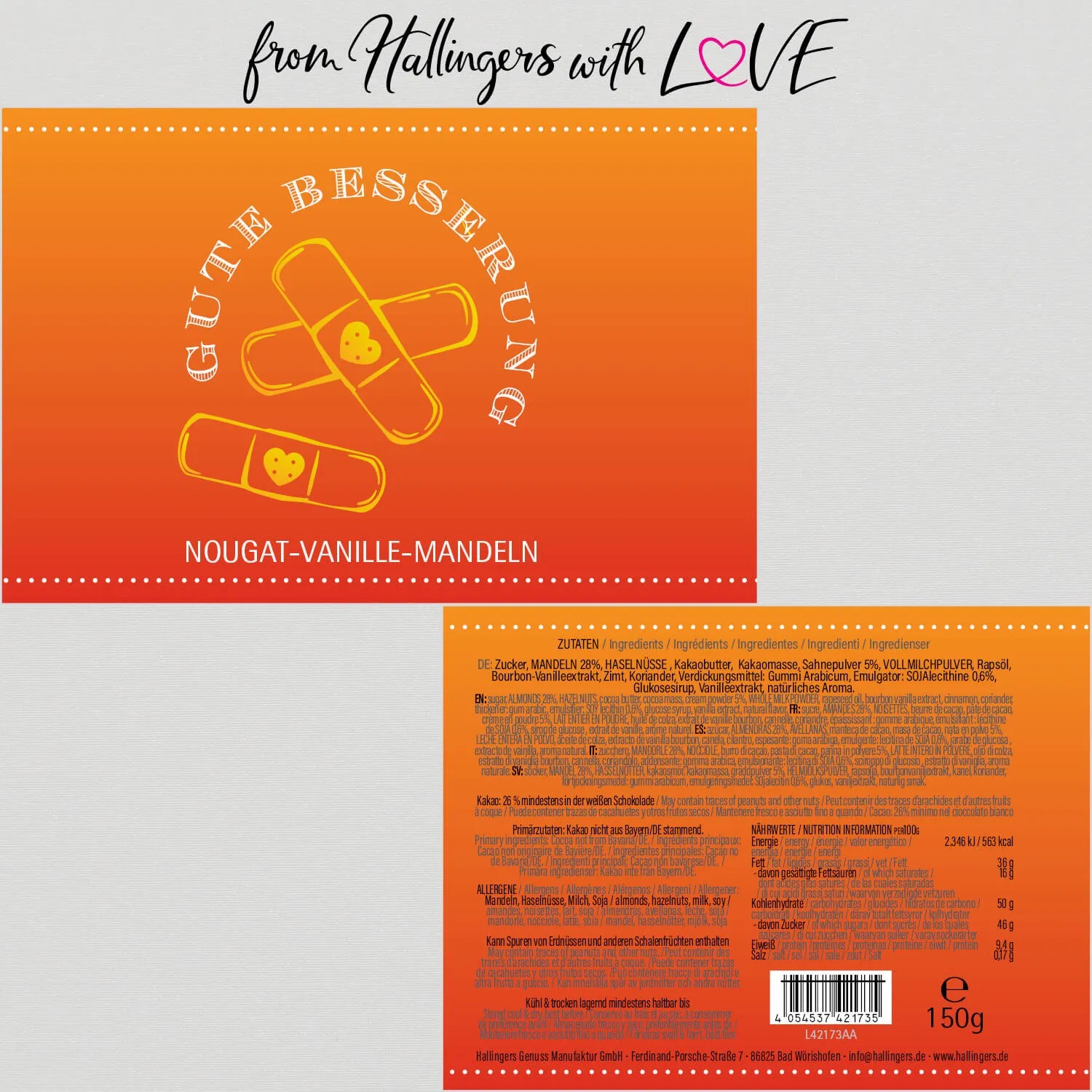 Gute Besserung (Nougat-Vanille-Mandeln)