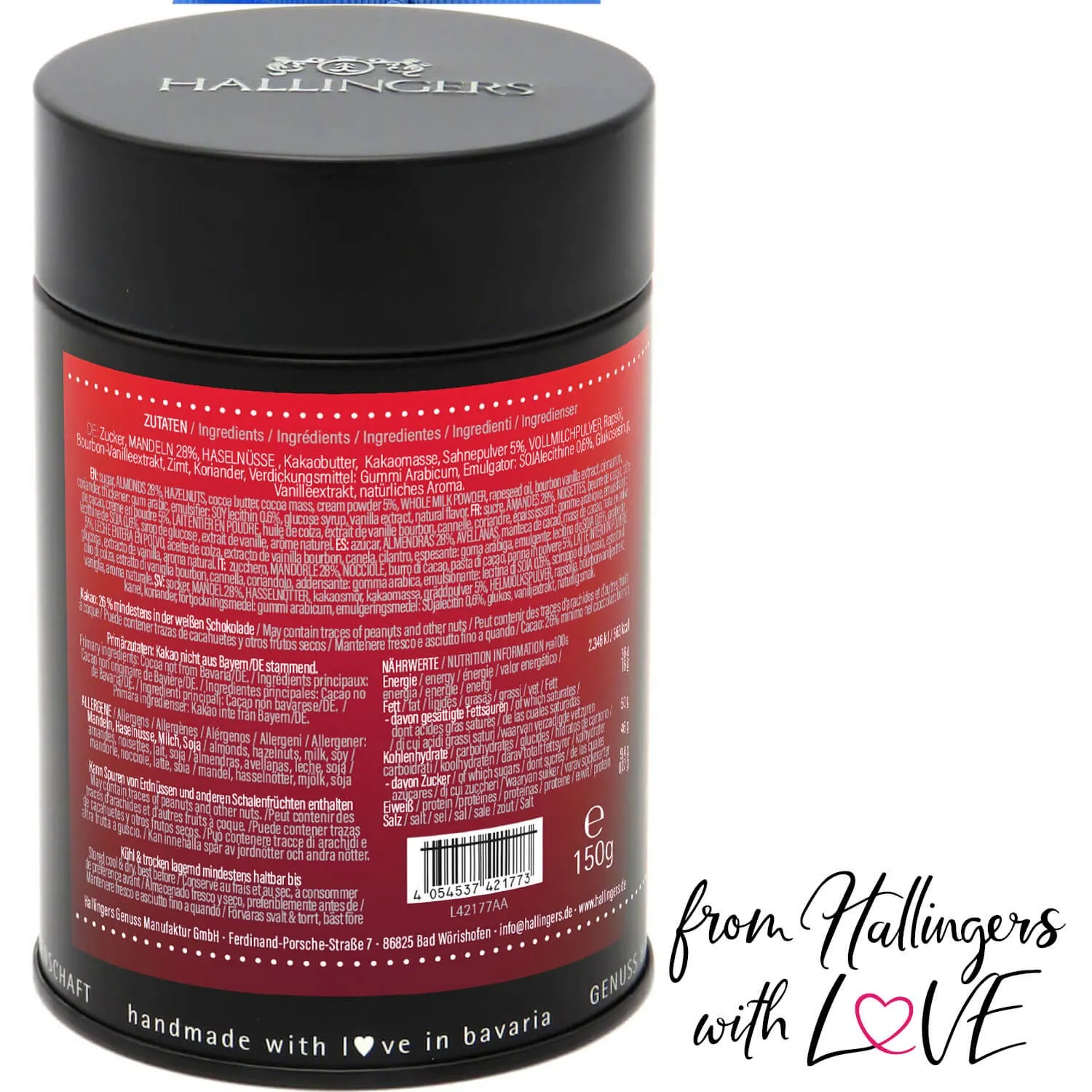 Ich hab Dich lieb (Nougat-Vanille-Mandeln)