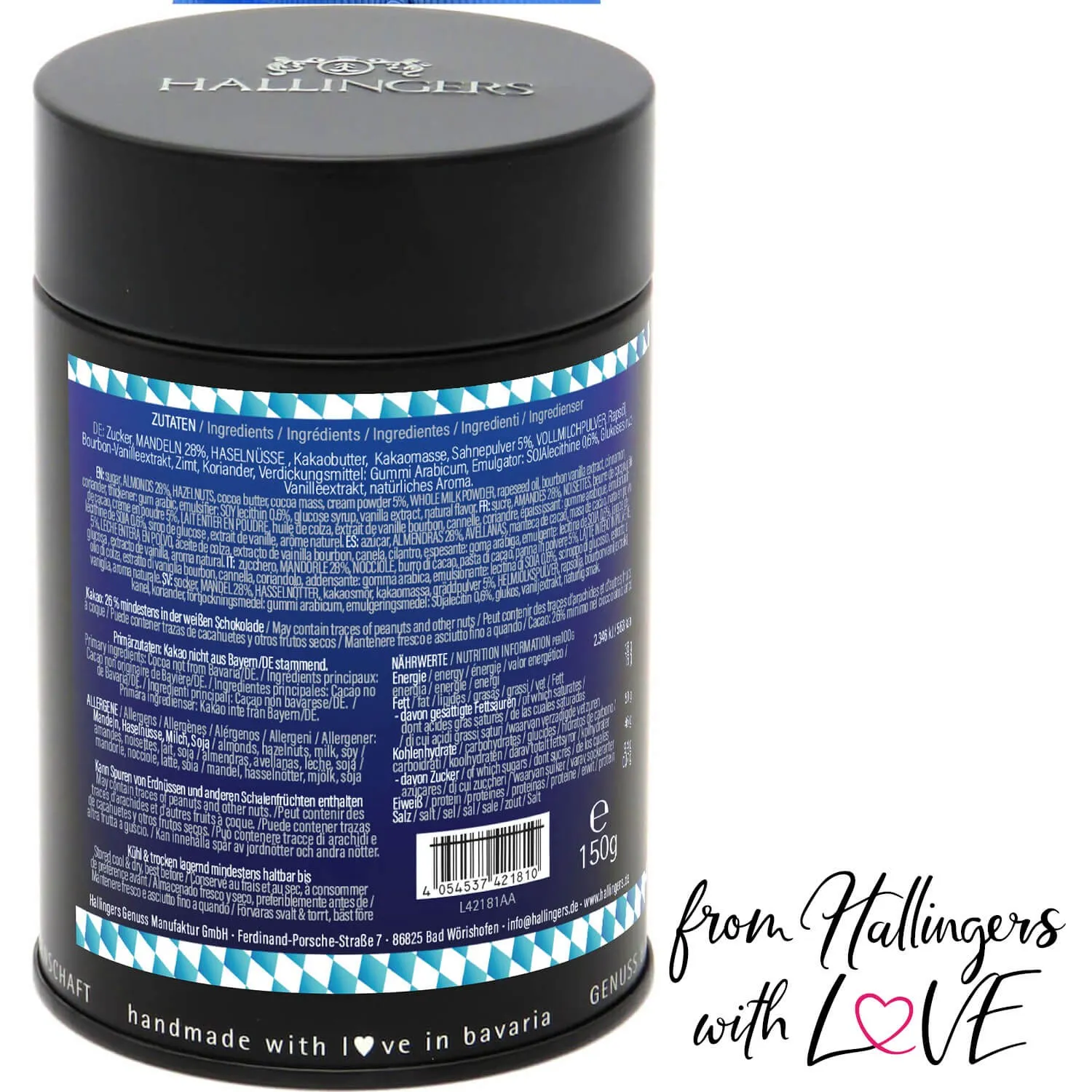 Grüße aus Bayern (Nougat-Vanille-Mandeln)