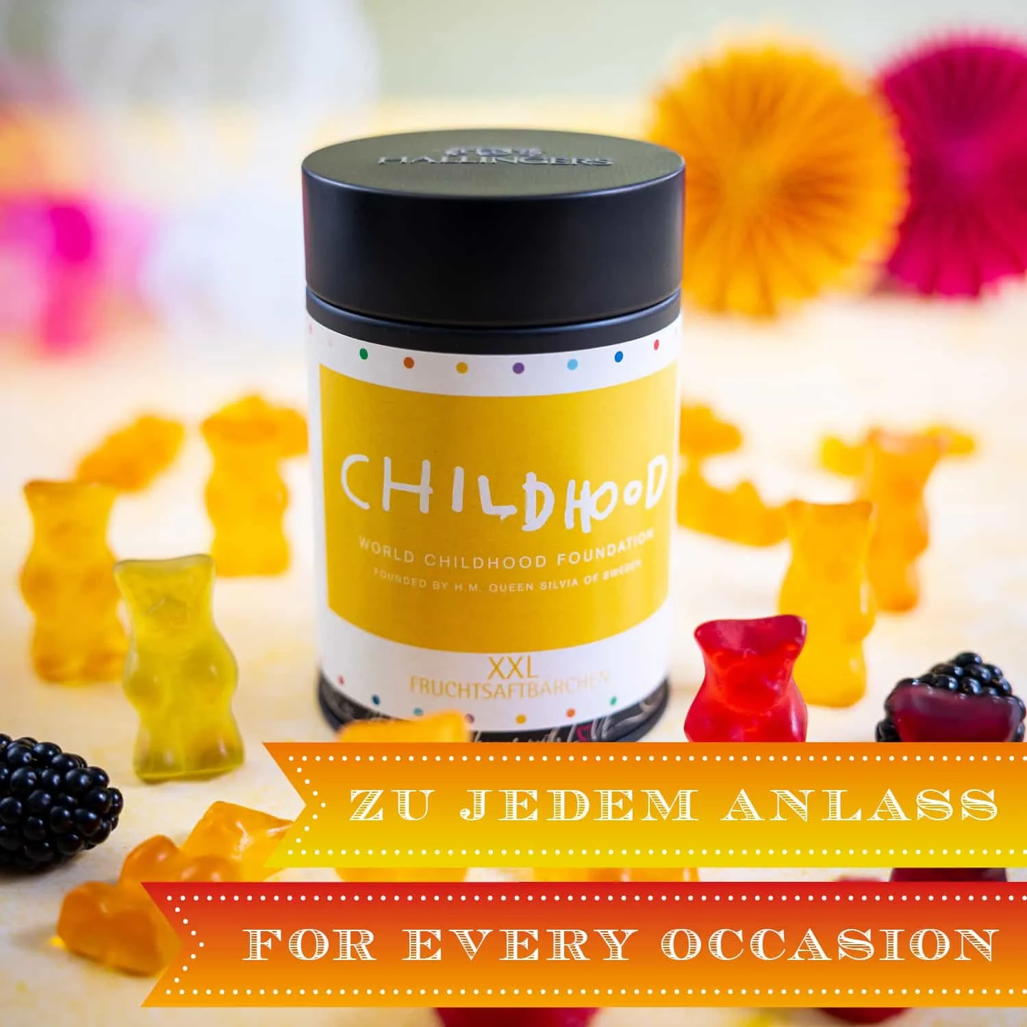 Blickfang garantiert! Ob als Geschenk oder für den Eigenbedarf  unsere Fruchtsaftbärchen kommen immer gut an.