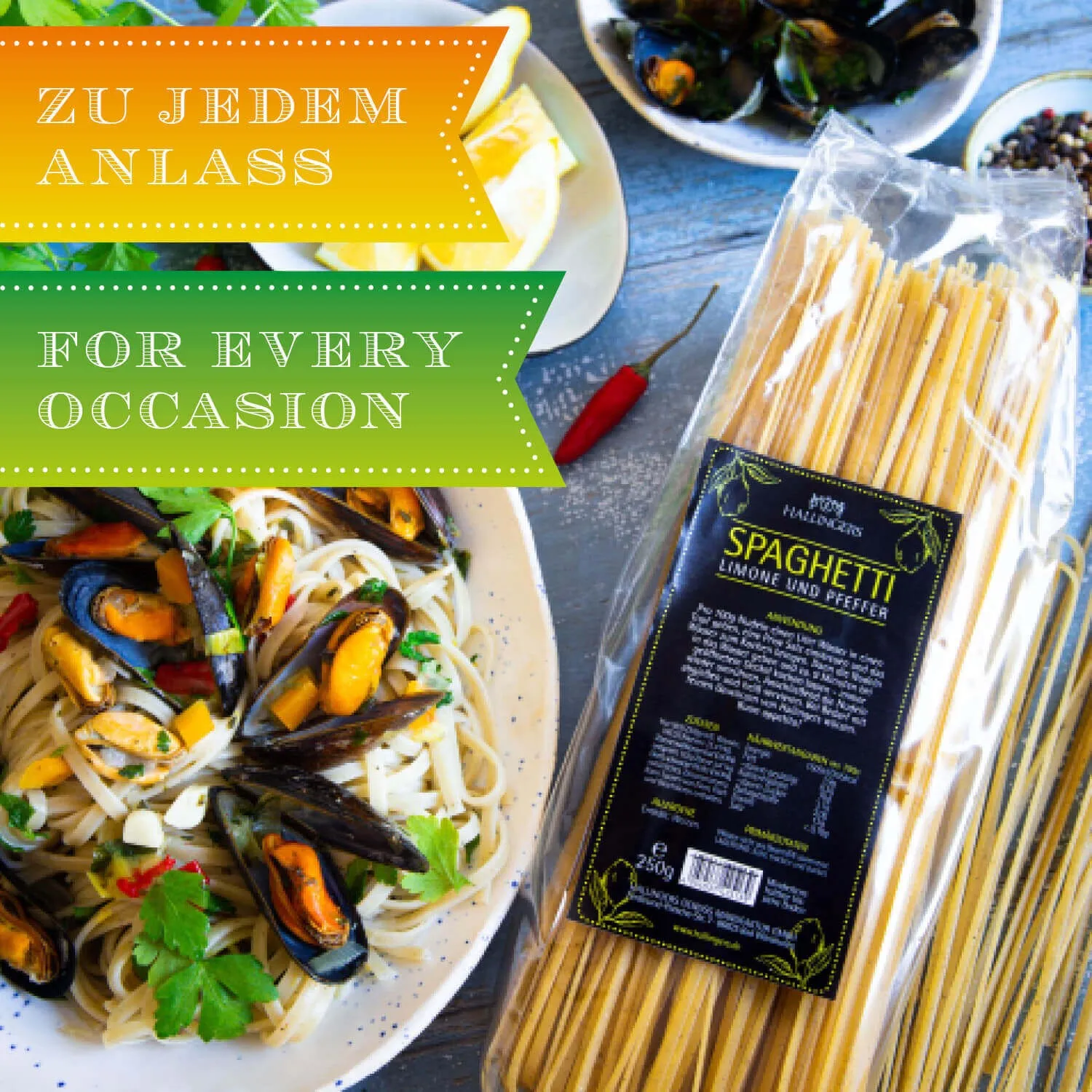 Mit einem dezenten Geschmack nach Zitrone und Pfeffer!