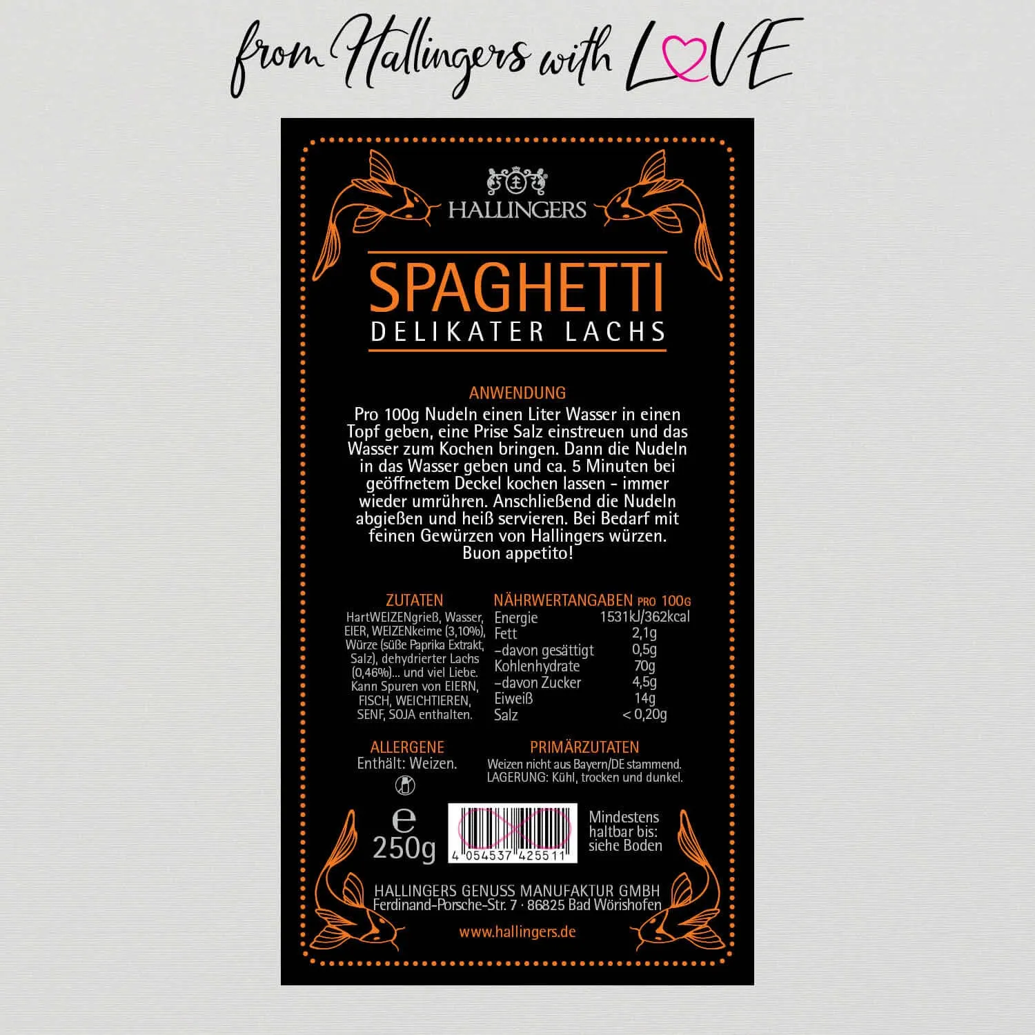 Spaghetti Lachs (Italienische Pasta)