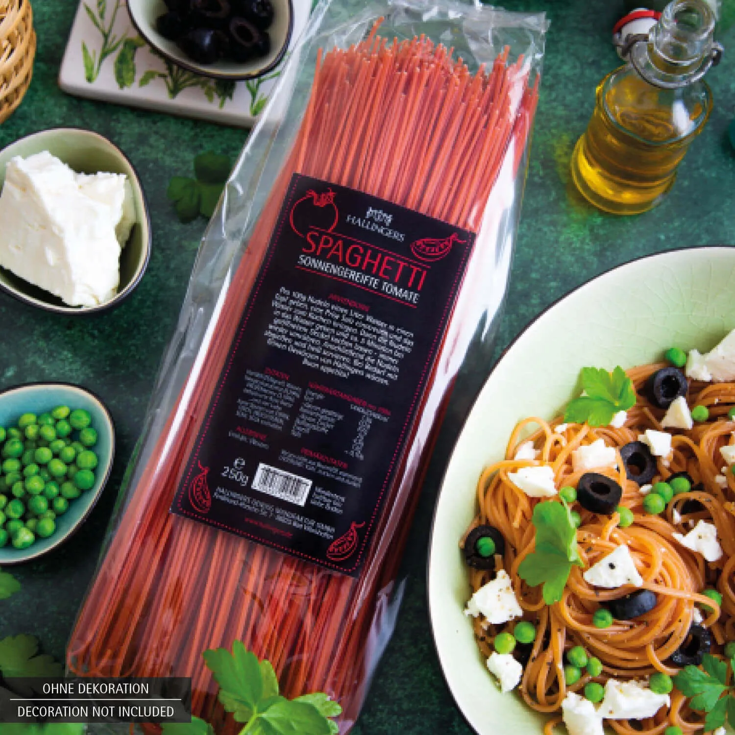 Hallingers Gourmet-Nudeln sind mit Farbstoffen aus der Natur (Rote Beete, etc.) eingefärbt!