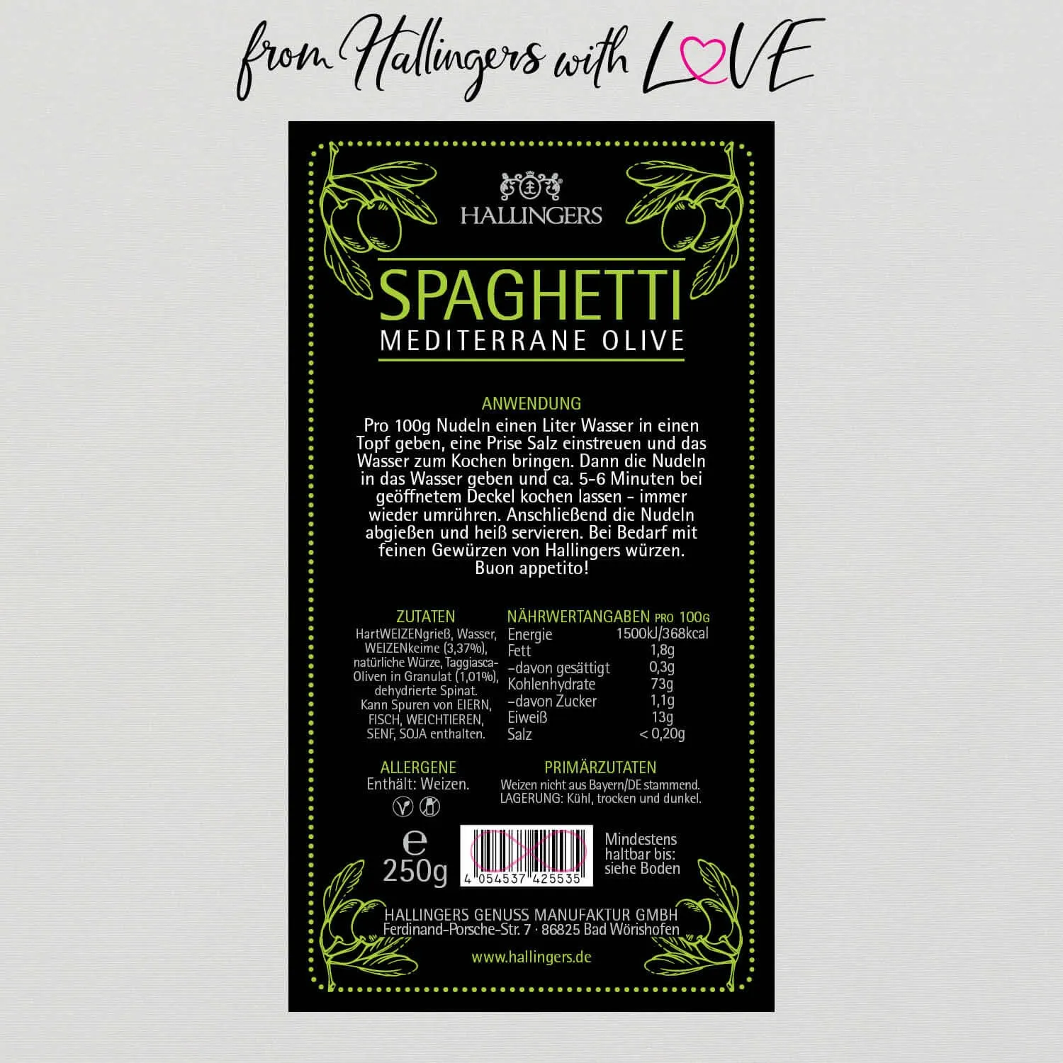 Spaghetti Olive (Italienische Pasta)