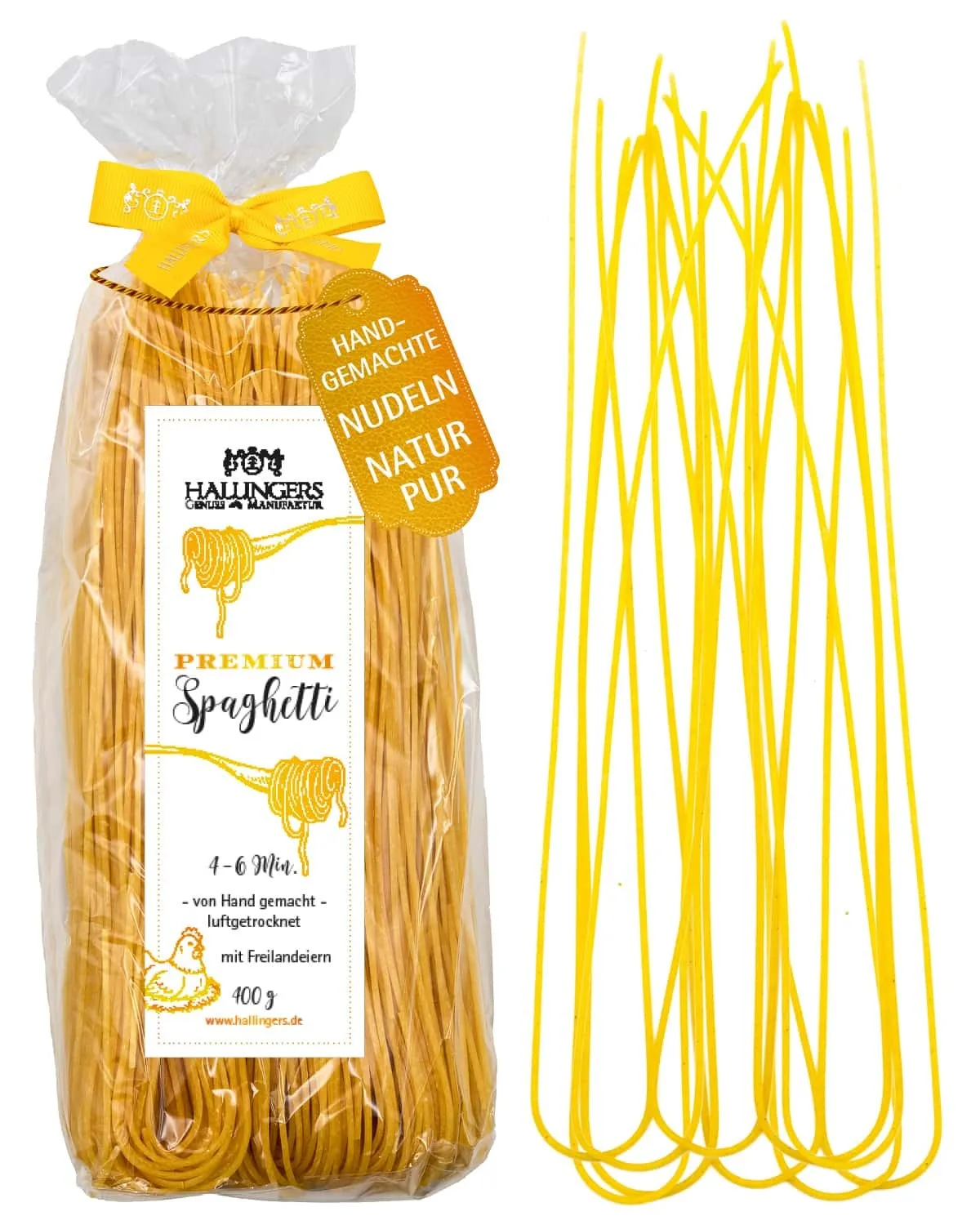 EDEL-PASTA AUS HARTWEIZENGRIES - Frisch produzierte Nudeln aus Freilandeiern & hochwertigem Hartweizengries, natürlich eingefärbt & ideal für besondere Genussmomente. Die besondere Geschenkidee für Feinschmecker & Pasta-Liebhaber