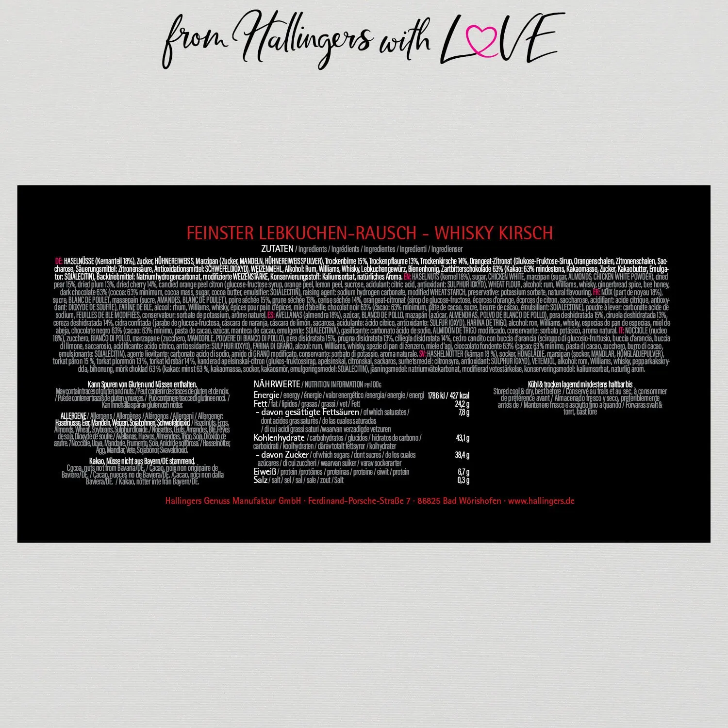 Lebkuchenrausch Whisky-Kirsch (Lebkuchenrausch-Mix)