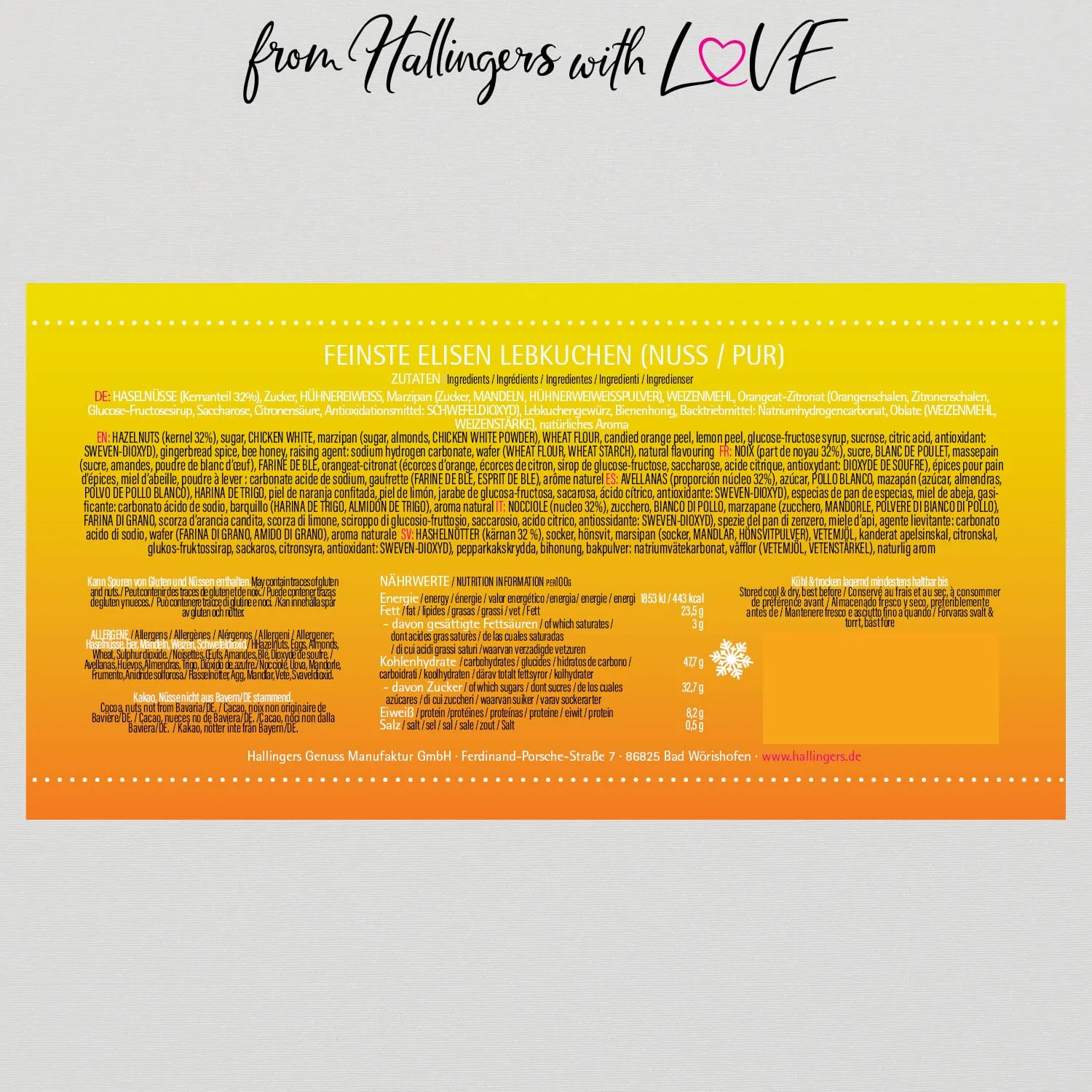 Nuss (pur) (Elisenlebkuchen)