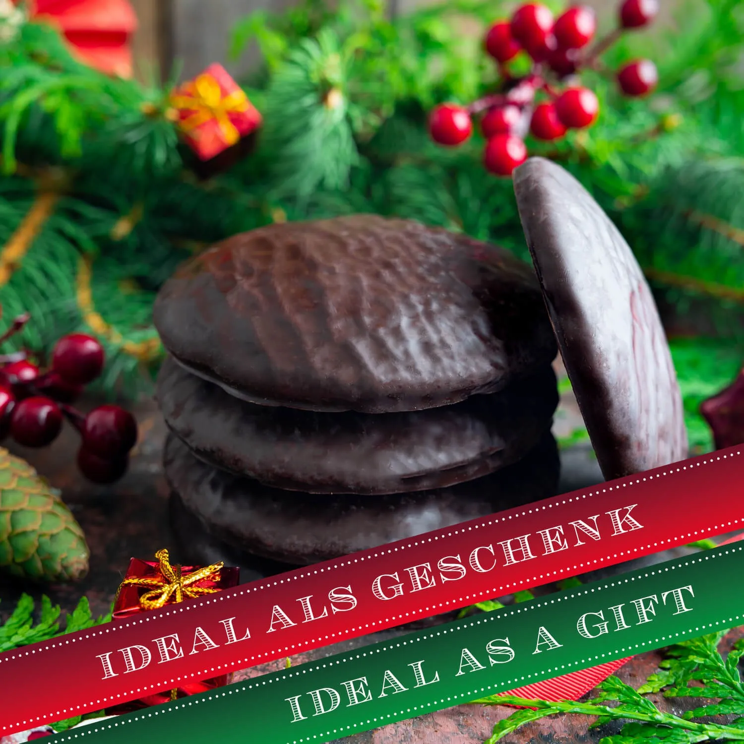 Lebkuchen dürfen in der Weihnachtszeit niemals fehlen. Unsere sind besonders lecker! Entdecke das ganze Lebkuchen-Sortiment!