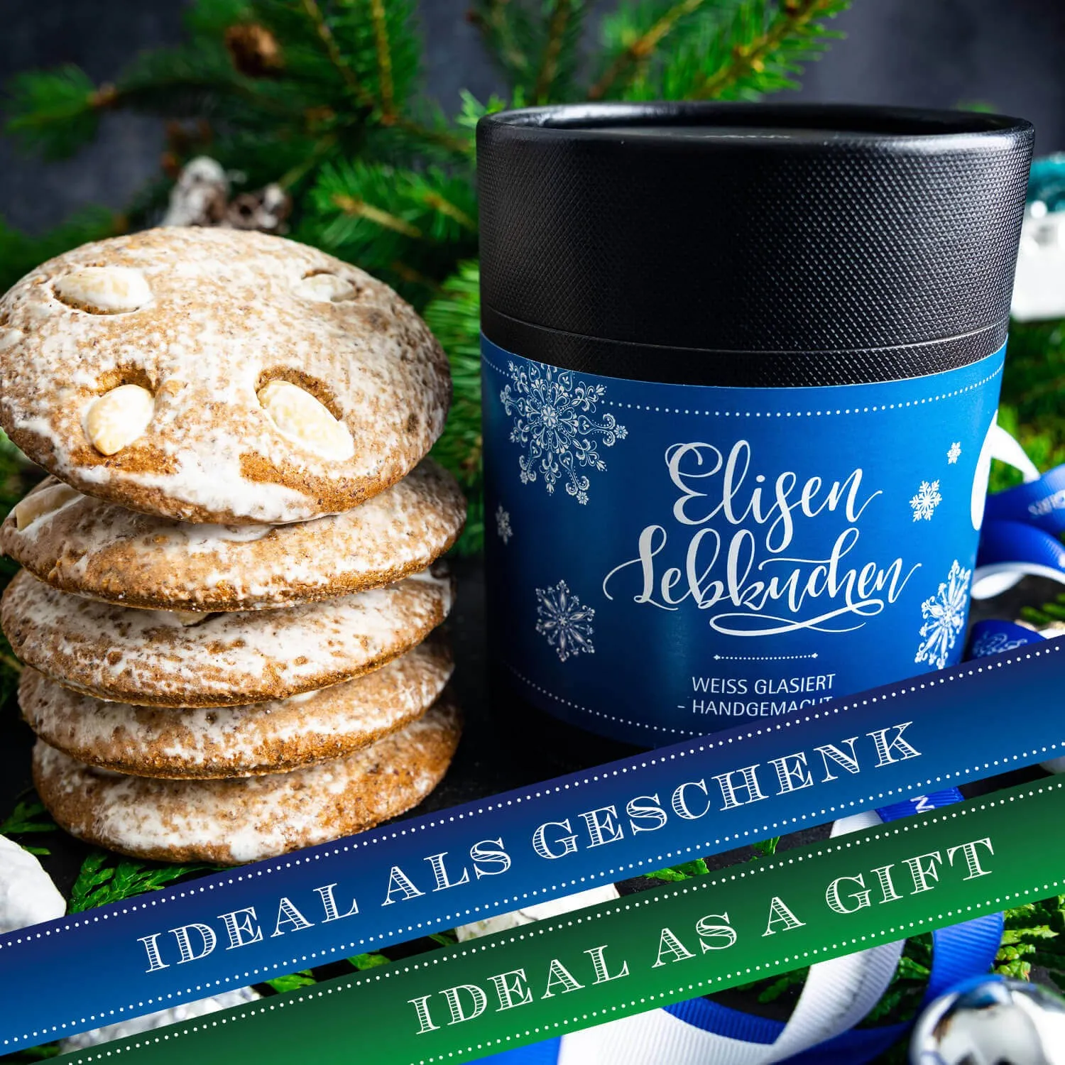 Lebkuchen dürfen in der Weihnachtszeit niemals fehlen. Unsere sind besonders lecker! Entdecke das ganze Lebkuchen-Sortiment!