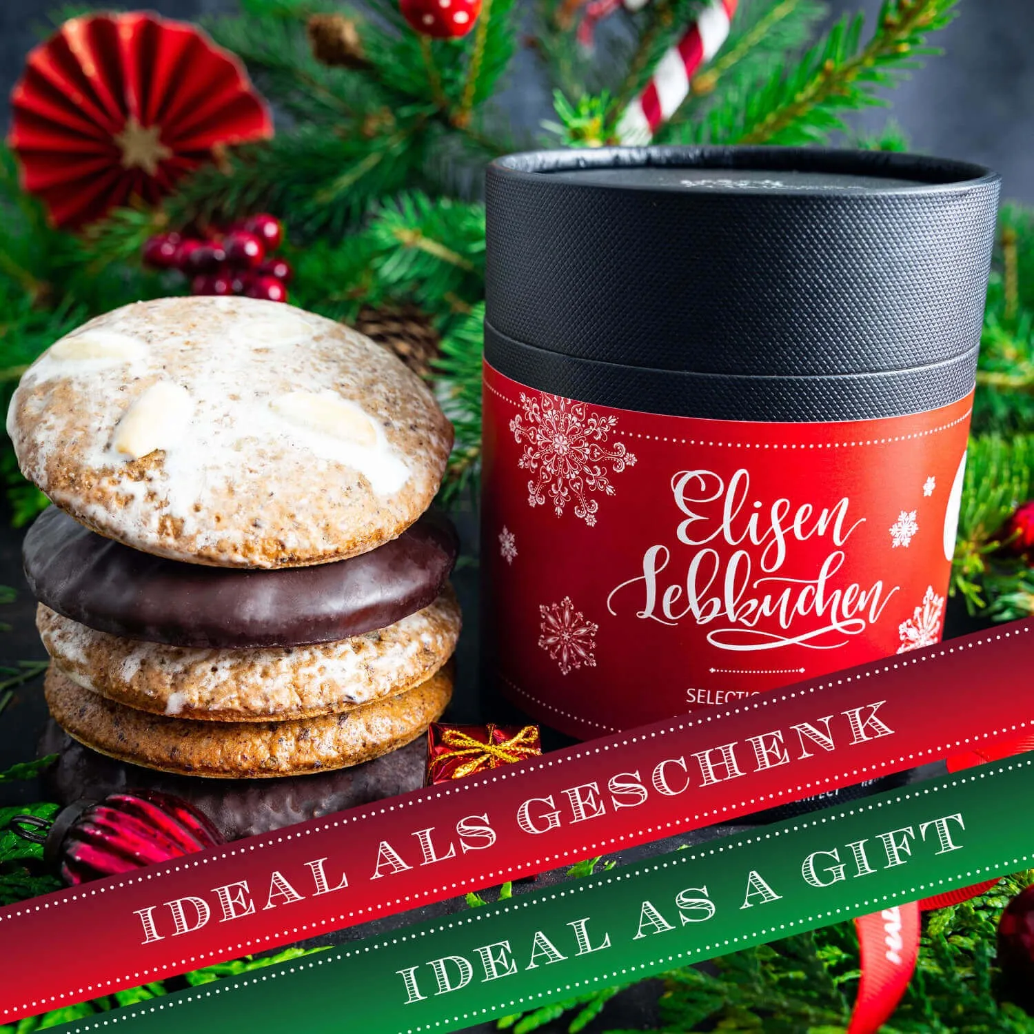 Lebkuchen dürfen in der Weihnachtszeit niemals fehlen. Unsere sind besonders lecker! Entdecke das ganze Lebkuchen-Sortiment!