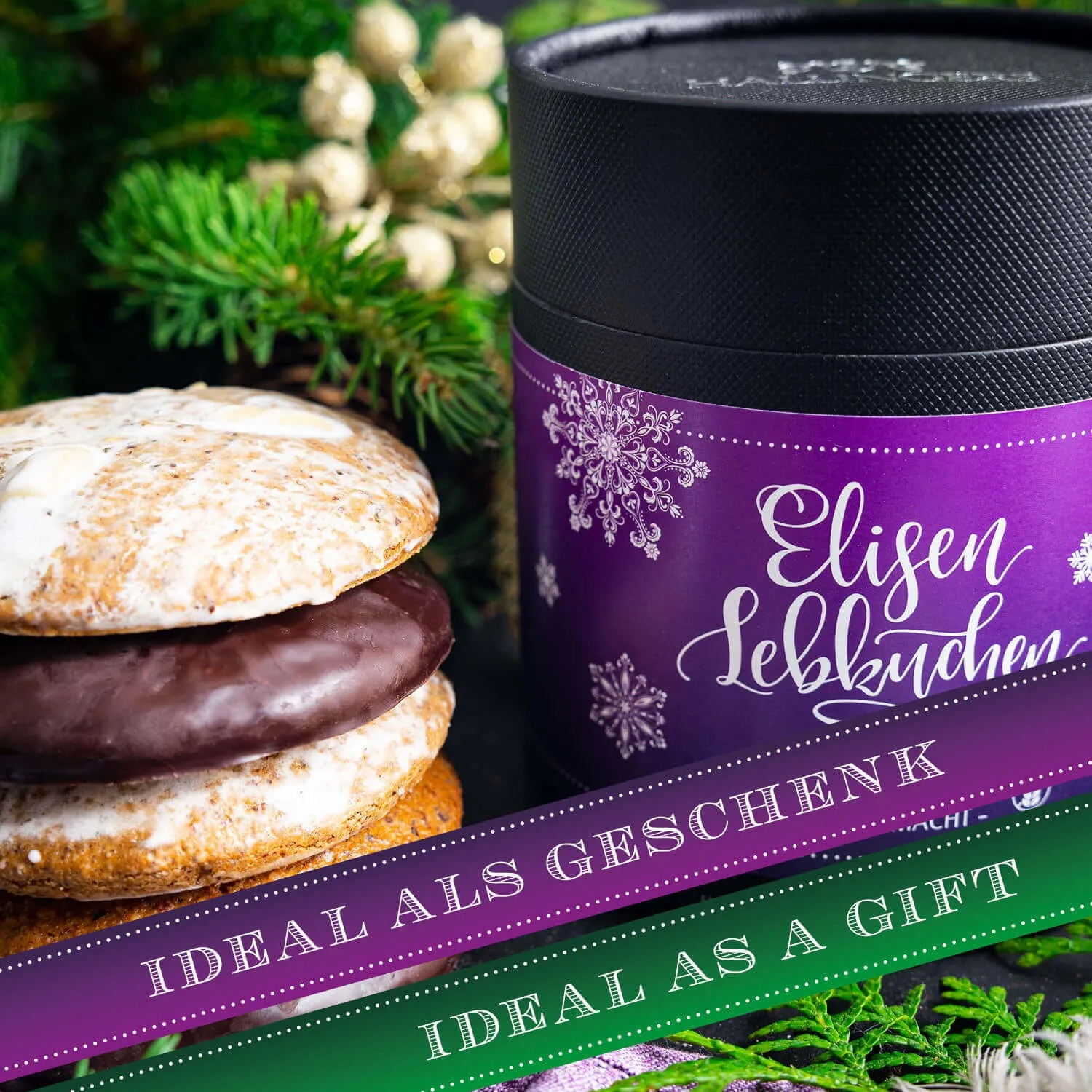 Lebkuchen dürfen in der Weihnachtszeit niemals fehlen. Unsere sind besonders lecker! Entdecke das ganze Lebkuchen-Sortiment!