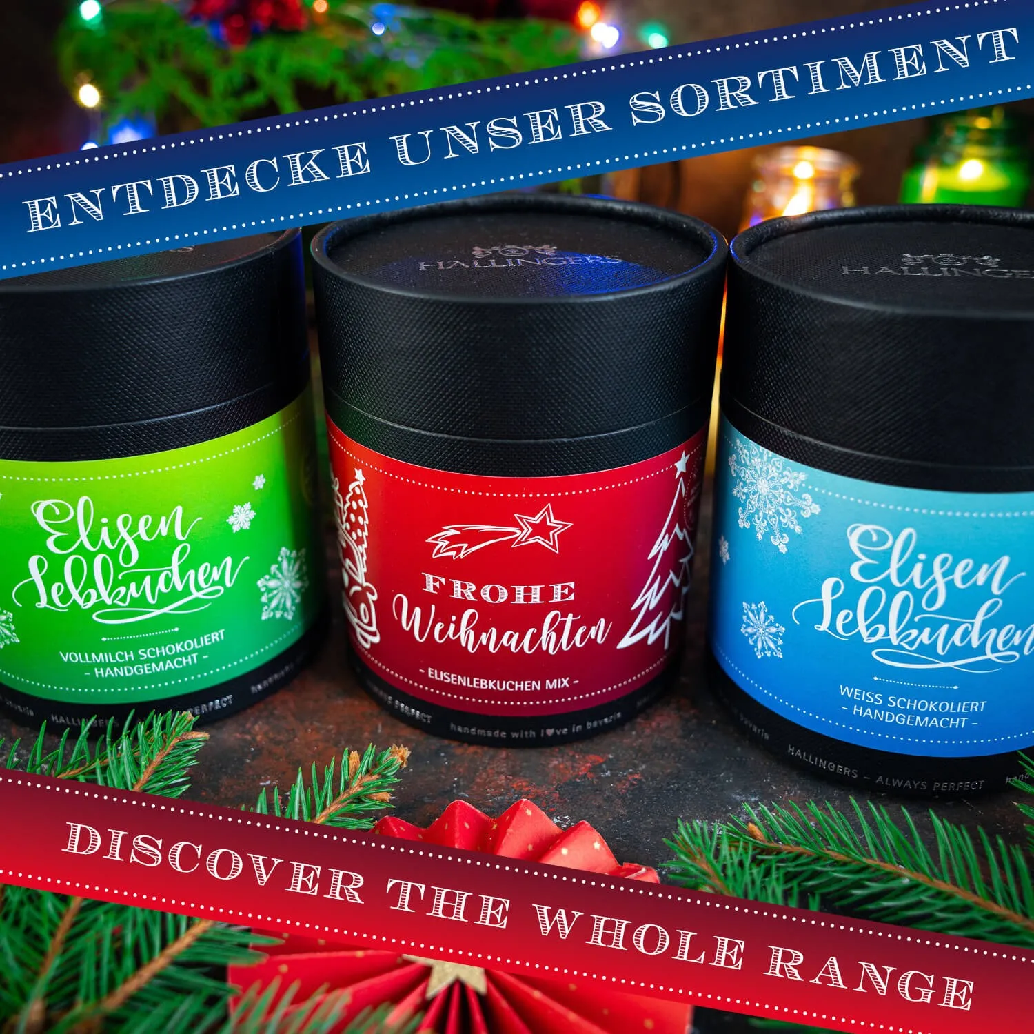 Lebkuchen dürfen in der Weihnachtszeit niemals fehlen. Unsere sind besonders lecker! Perfekt als Geschenk!