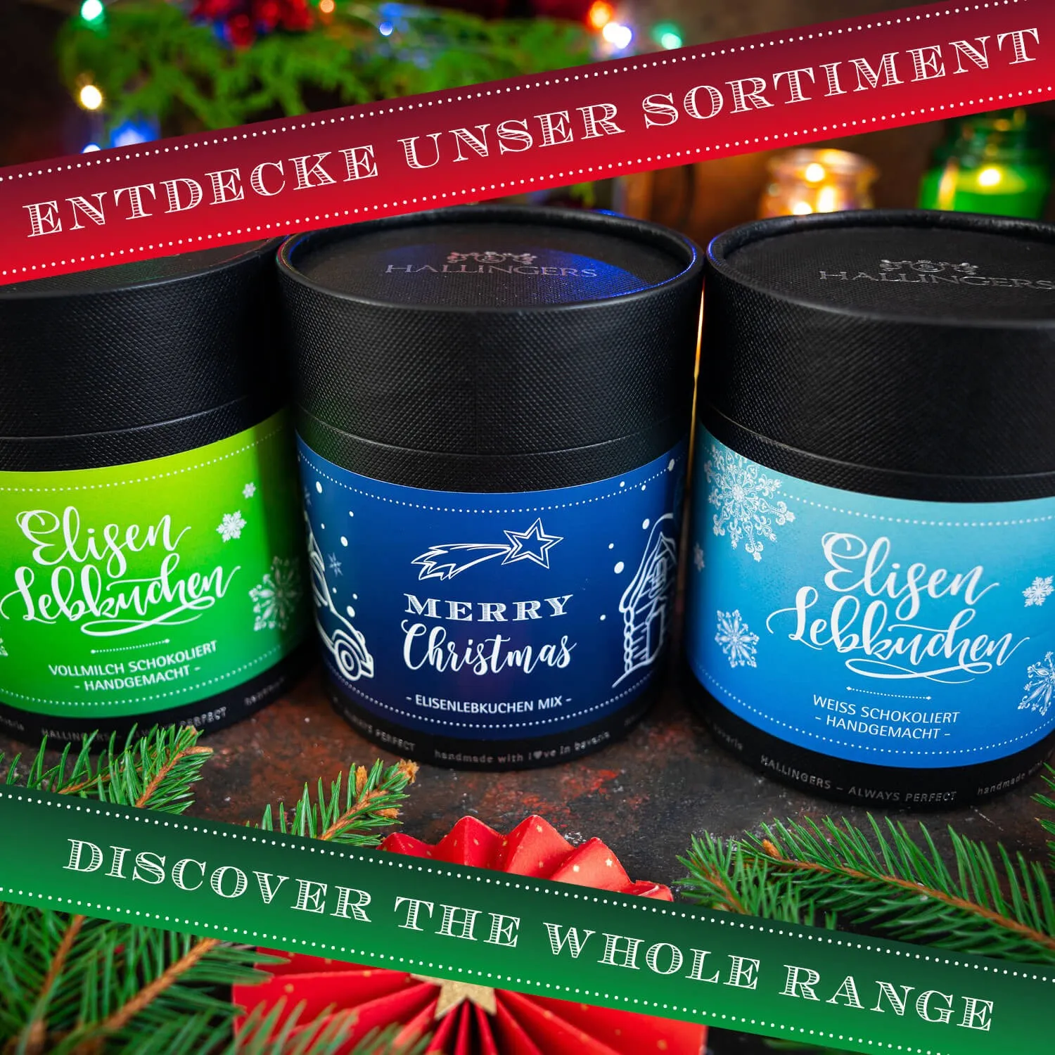 Lebkuchen dürfen in der Weihnachtszeit niemals fehlen. Unsere sind besonders lecker! Perfekt als Geschenk!