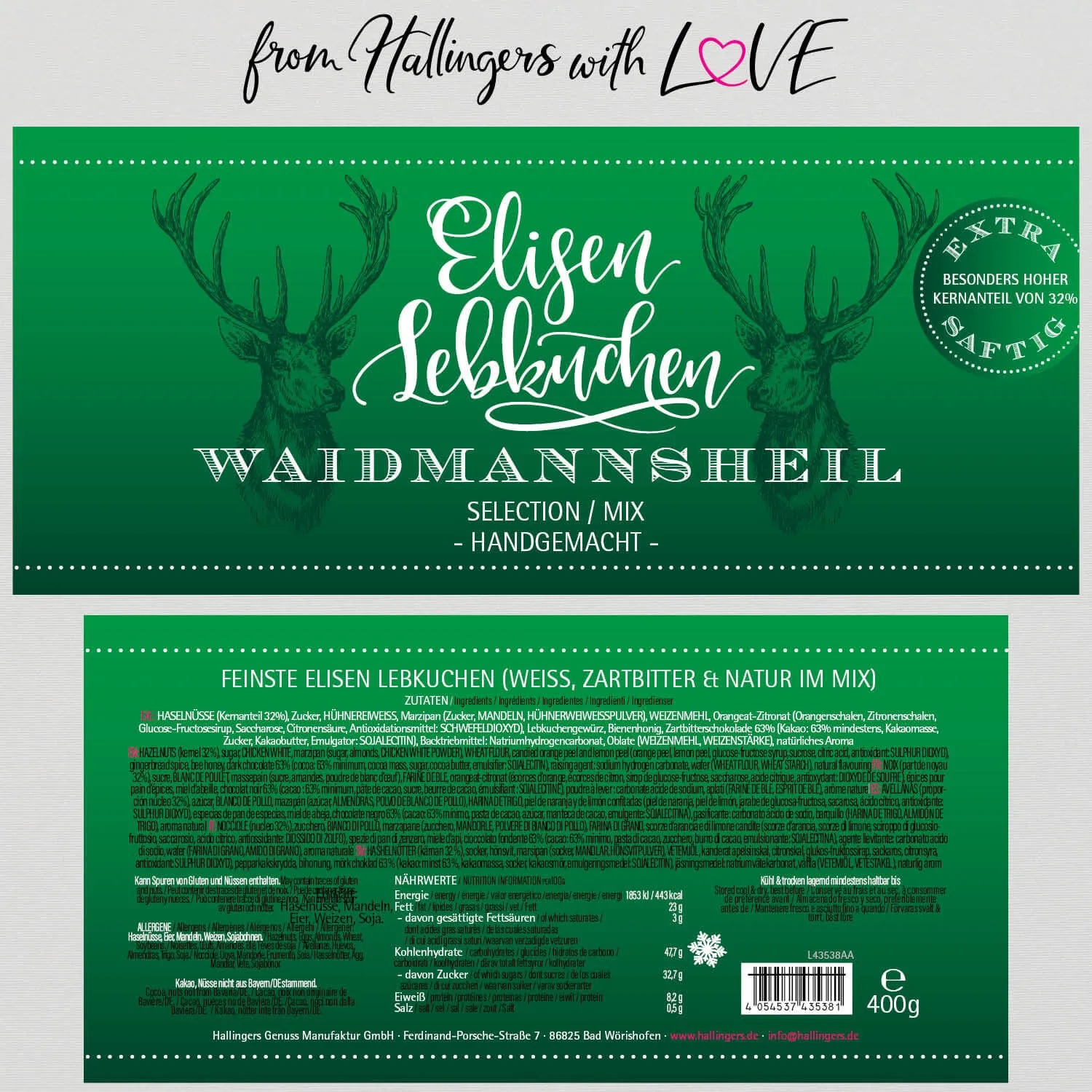 Waidmannsheil (Elisenlebkuchen, Mix)