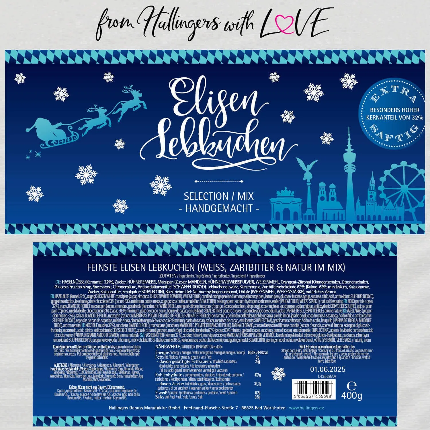 Selection, Edition Bavaria (Elisenlebkuchen, Mix)